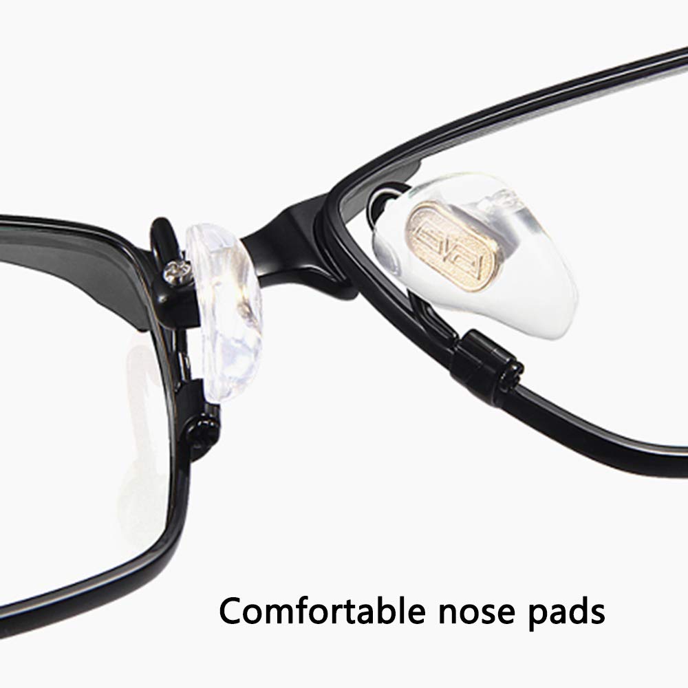Blue Light Blocking Reading Glasses for Men - Pure Titanium Full Rim Eyewear +3.00 Strength | Computer & Screen Use, Reading, Office Work