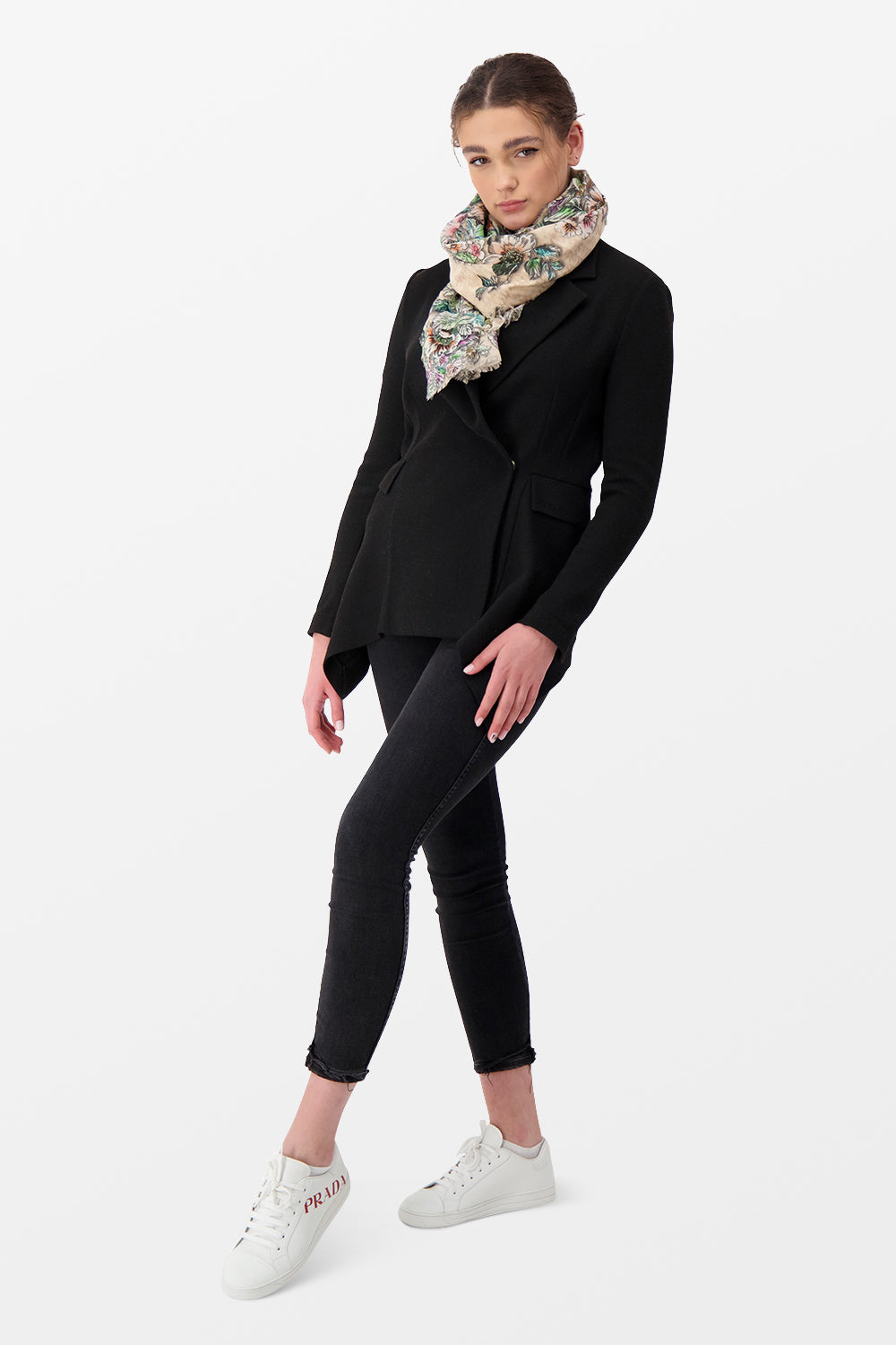 Faliero Sarti Multicolor Claretta Silk Scarf - Luxury Italian Fashion Accessory for Women | Perfect for Gifts, Parties, and Special Occasions