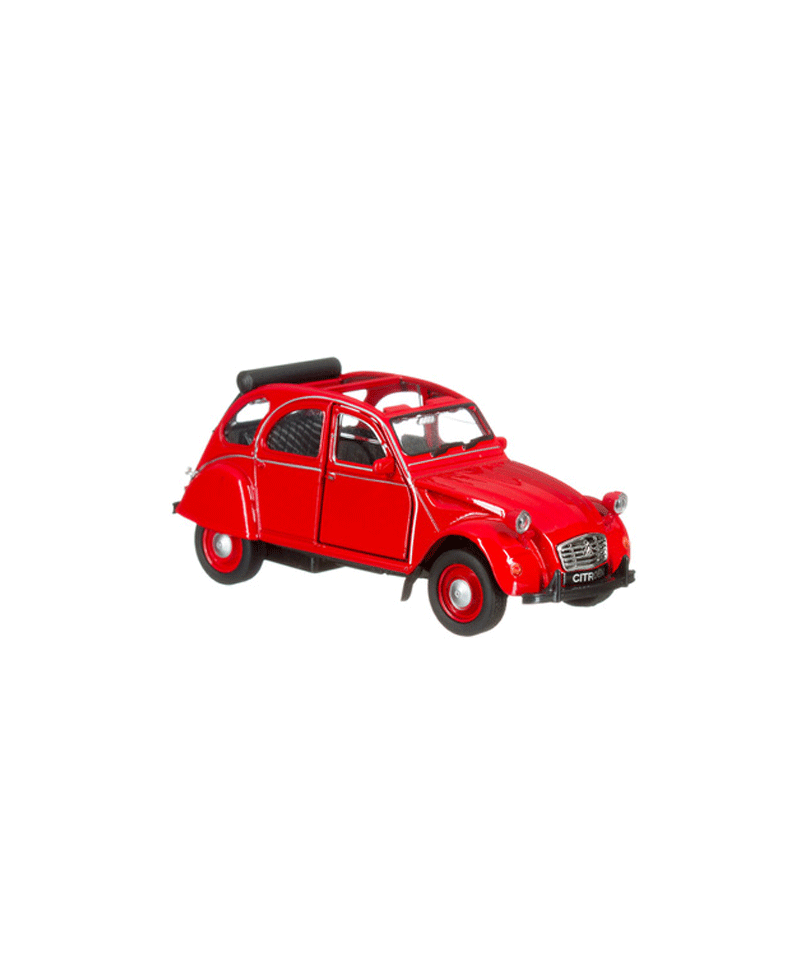 1:24 Scale Welly Diecast Citroen 2CV Model Car - Collectible Vintage French Vehicle for Display & Gifting