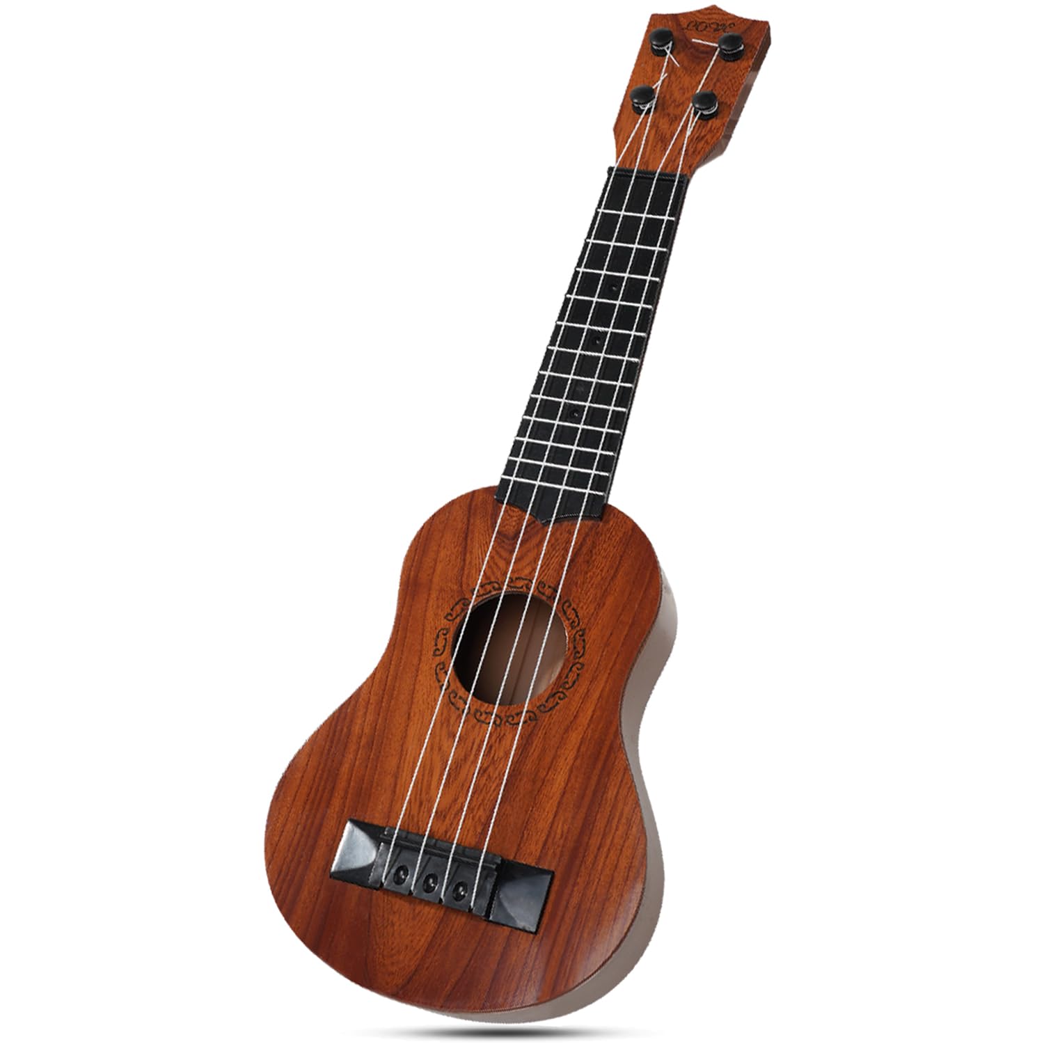 Raimy 17 Inch Kids Ukulele - 4 String Mini Guitar Musical Instrument for Toddlers & Beginners | Educational Toy with Picks for Boys & Girls | Mahogany Wood | Perfect for Birthday Gifts, Music Lessons & Family Fun