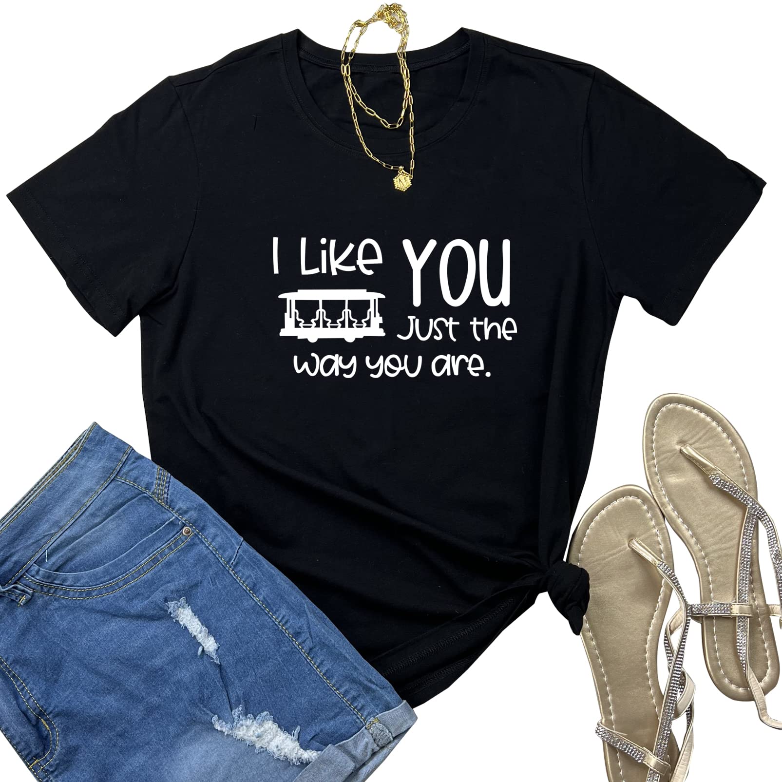 ROSEPARK Women's Cute Graphic T-Shirts - Trendy Summer Tops for Casual Wear, Street Style & Vacation Outfits