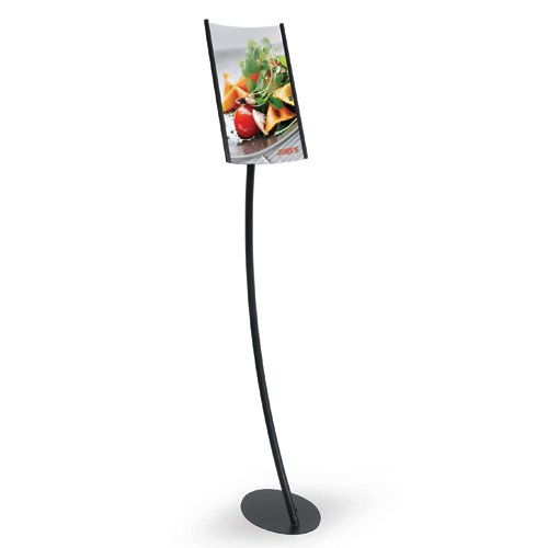 11x14 Eclipse Floor Sign Frame Stand with Slide-in Frame - Durable A-Frame Sign Holder for Retail, Restaurants, and Events - Perfect for Promotions, Directions, and Advertising