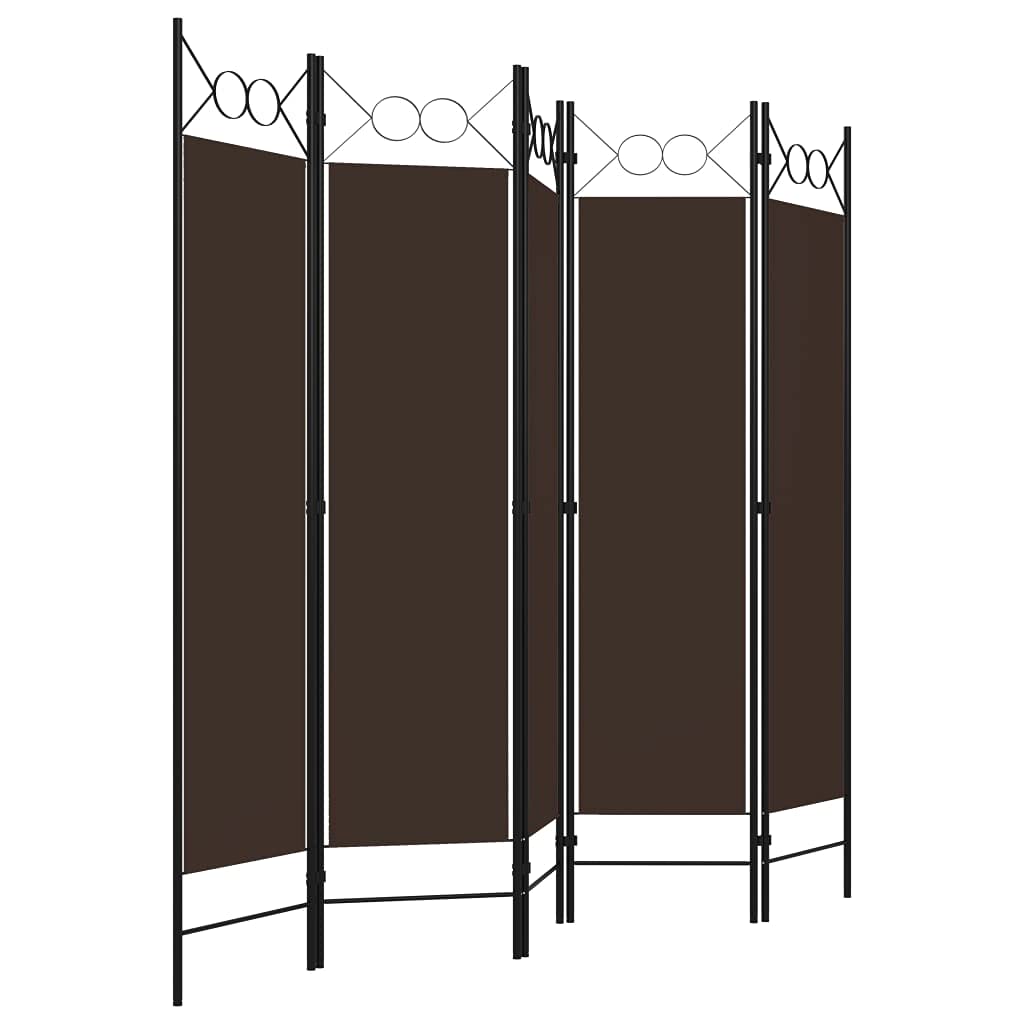 SKM 5-Panel Folding Room Divider Screen - 78.7