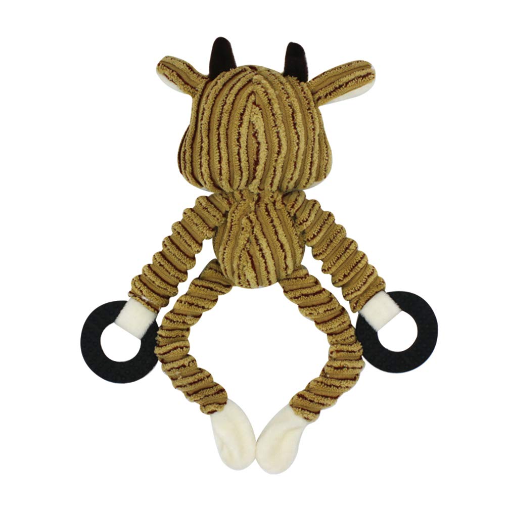Premium Squeaky Plush Toy for Dogs & Cats - Interactive Chew Bear Toy for Biting & Play - Perfect for Indoor & Outdoor Pet Playtime