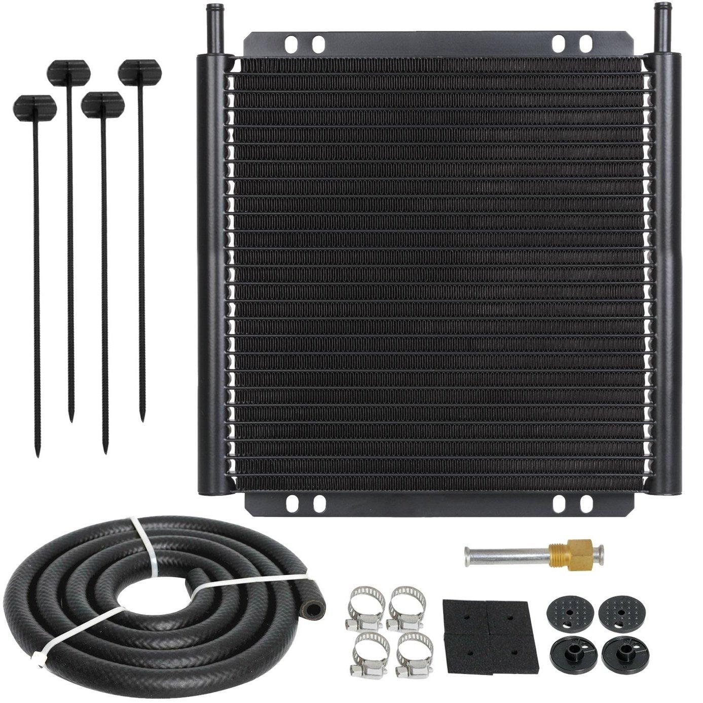 26 Row 6AN High Performance Engine & Transmission Oil Cooler Kit with 3/8