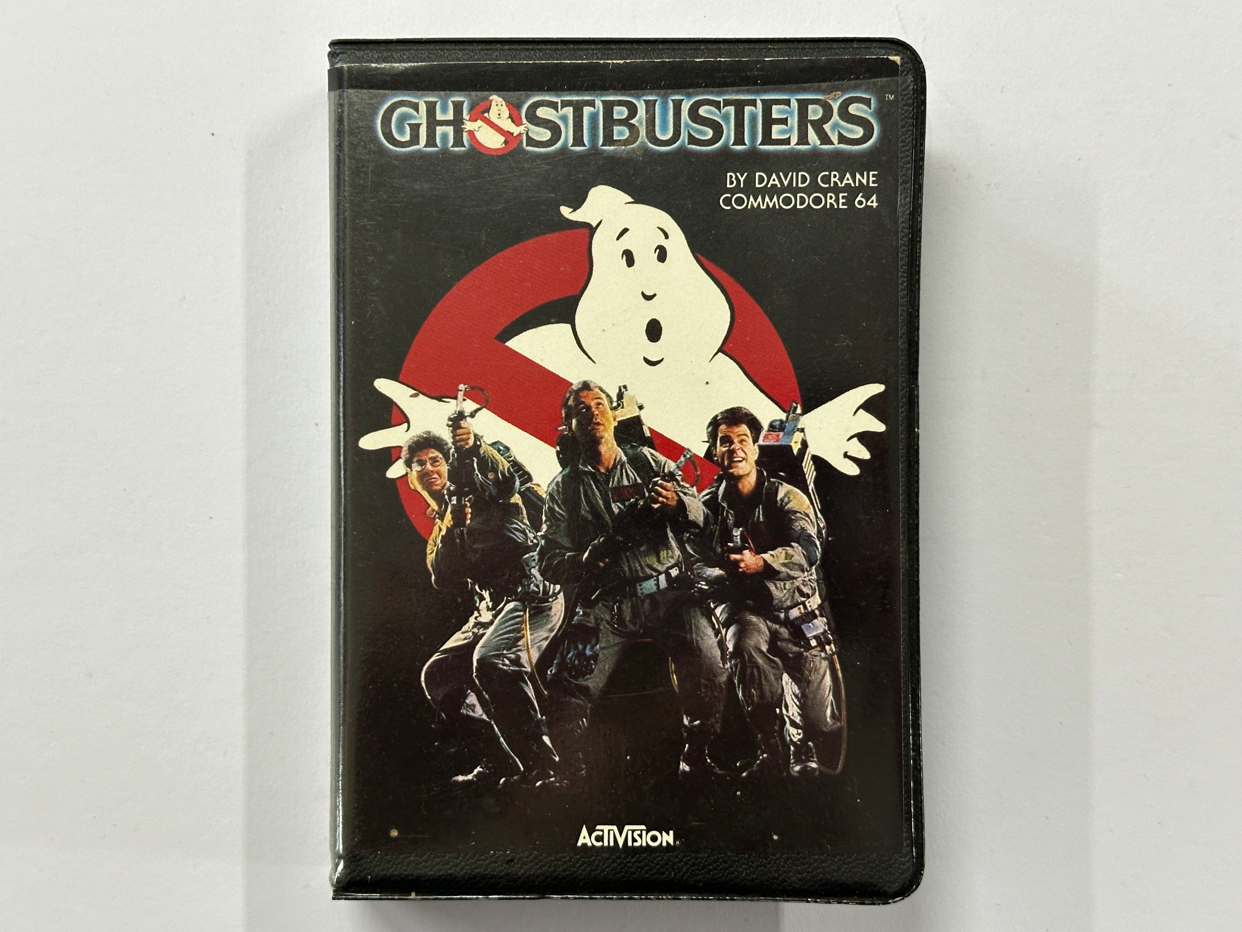 Original Ghostbusters Commodore 64 Game Tape Complete in Box - Retro Gaming Collectible for 80s Nostalgia & Classic Computer Enthusiasts