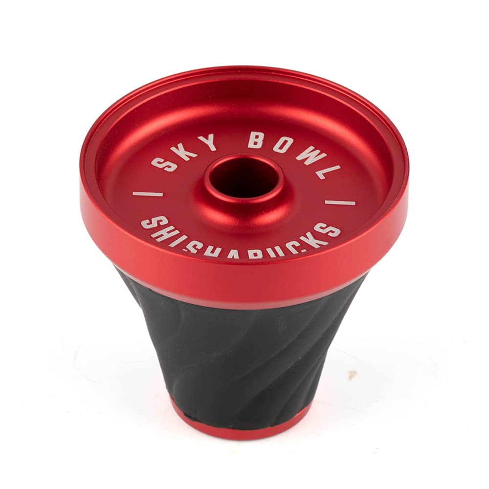 Premium Sky Bowl (20-25 grams) - Vibrant Red Color for Smoking Herbs | Perfect for Dry Herb Vaporizers, Hookahs & Relaxation Sessions