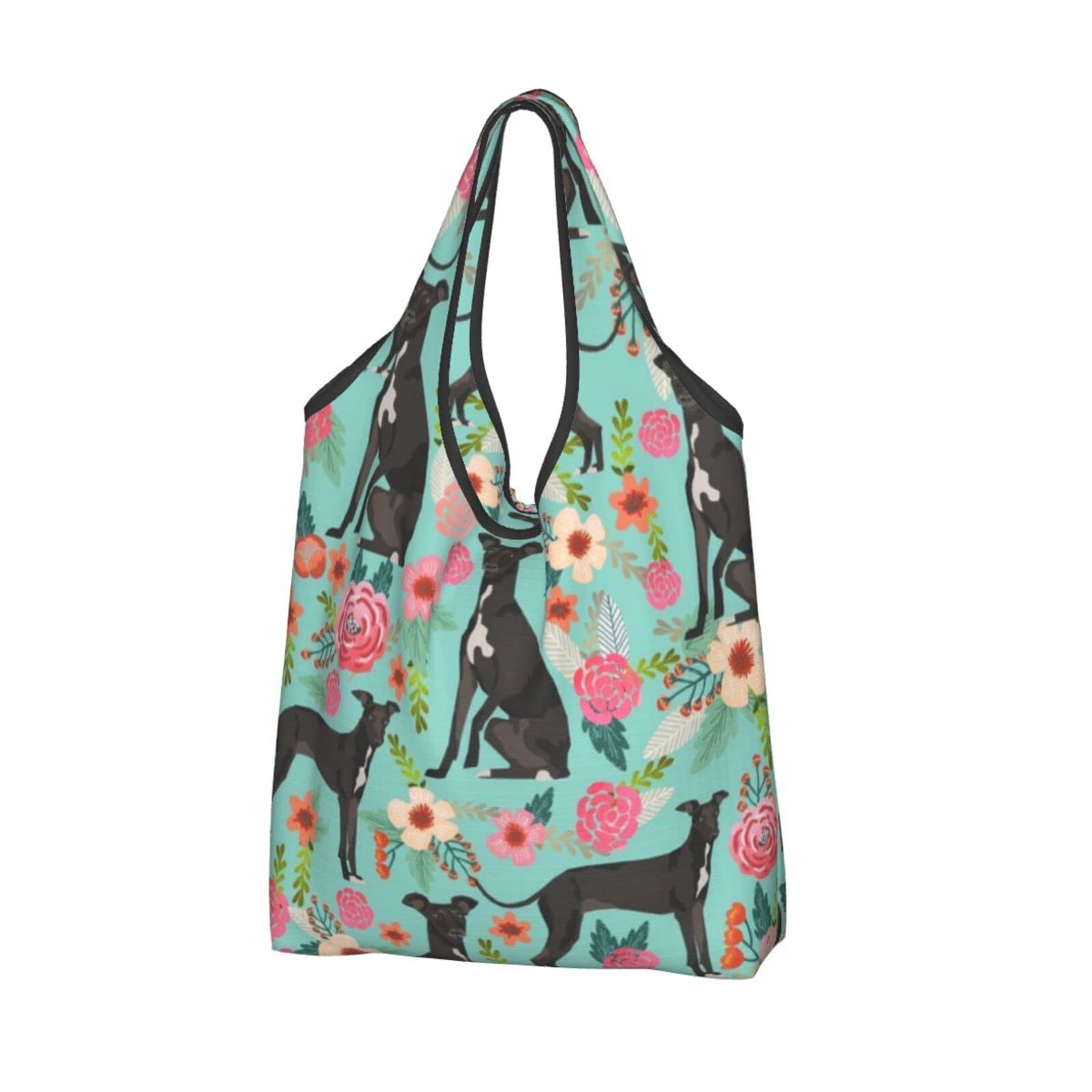 Eco-Friendly Large Capacity Reusable Grocery Bags for Women - Foldable, Machine Washable Shopping Totes - Perfect for Grocery Shopping, Farmers Markets & Travel
