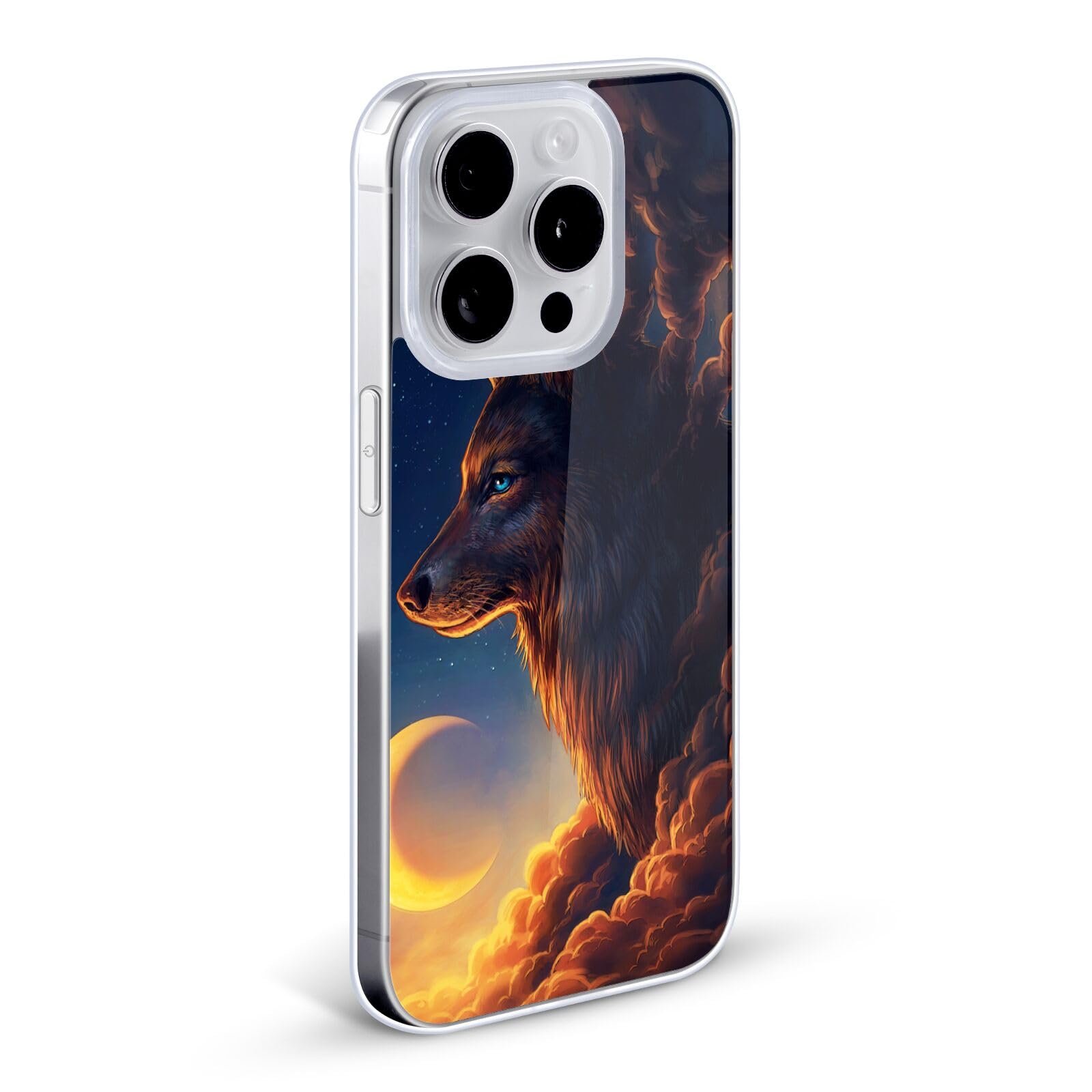 Jonas JoJoesArt Jödicke Golden Moon Wildlife 2 iPhone 11 Pro Case - Premium Soft Gel Cover for Nature Lovers & Outdoor Enthusiasts