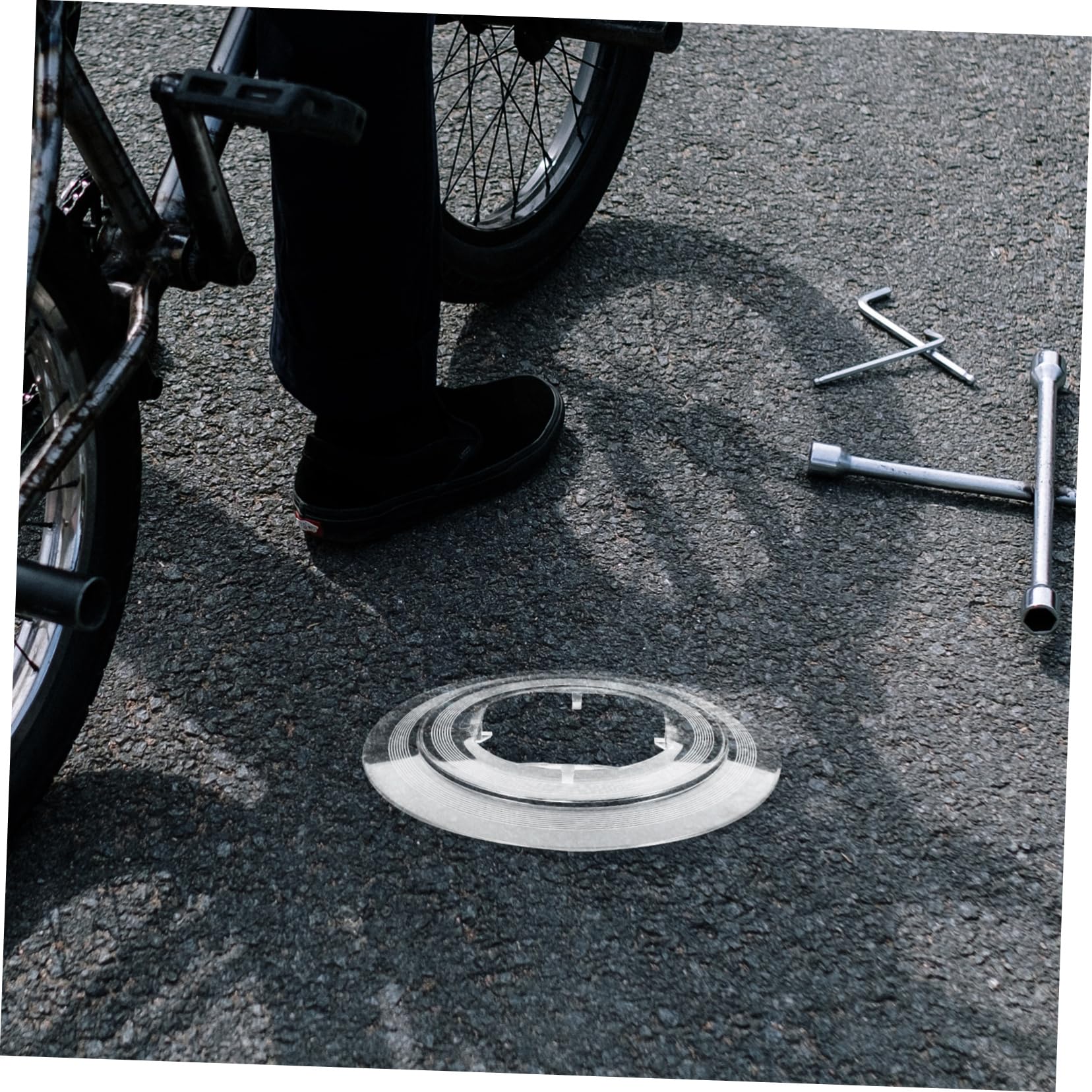 Professional Bike Flywheels Guard - Durable Plastic Wheel Protector for Mountain & Road Bikes | Cycling Accessories & Gear Plate | Perfect for Trail Riding, Commuting & Bike Maintenance