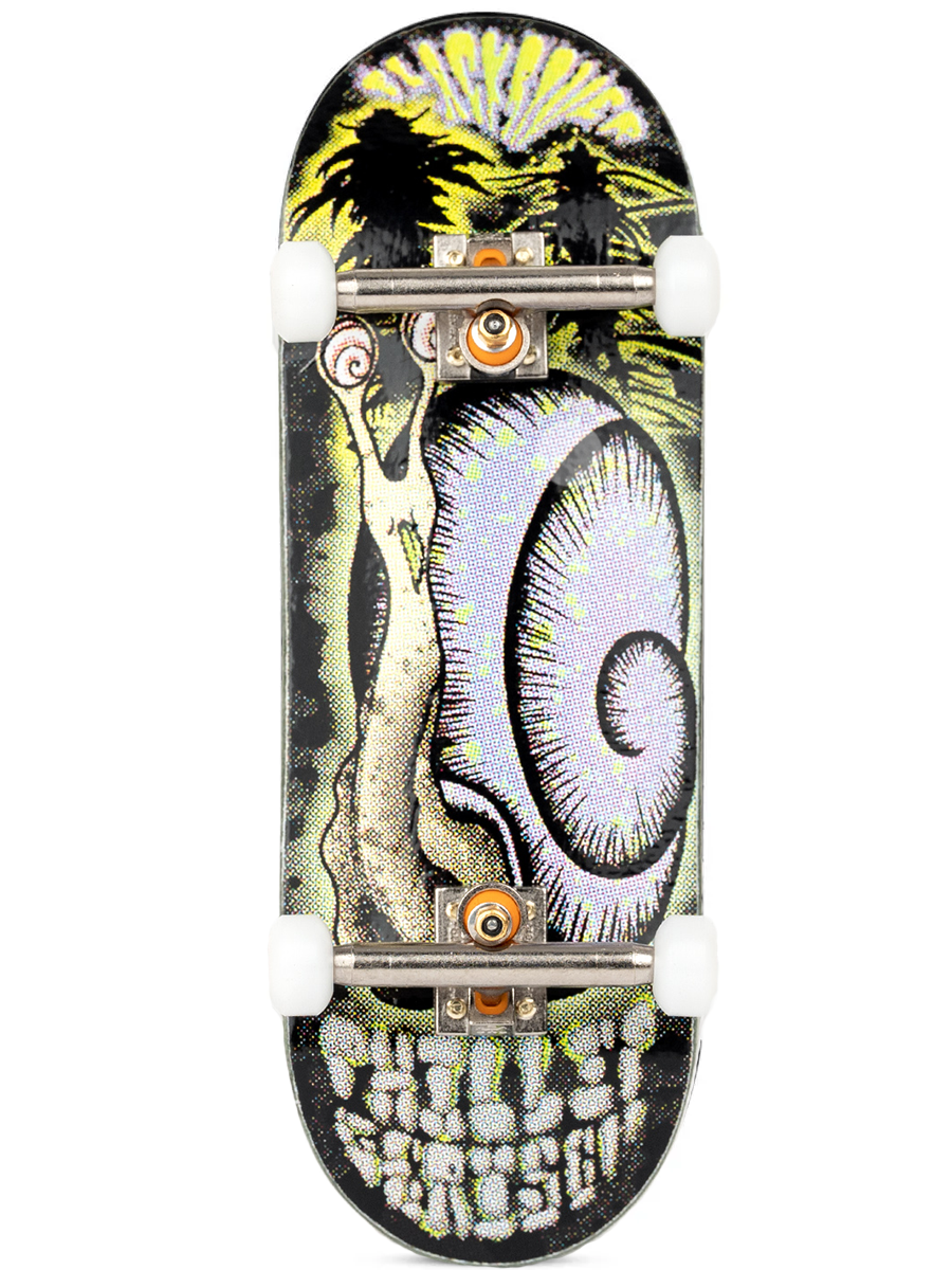 Blackriver Fingerboard Complete - Phillip Gerisch Snail Professional Finger Skateboard for Tricks & Practice - Perfect for Office Desk, Home Decor & Skateboard Enthusiasts