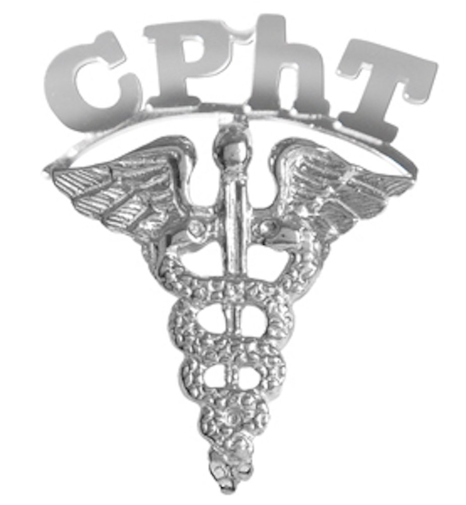 Certified Pharmacy Technician CPhT Graduation Pin - Silver Nursing Pin for Medical Professionals, Perfect for Graduation Ceremonies, Job Recognition & Healthcare Events