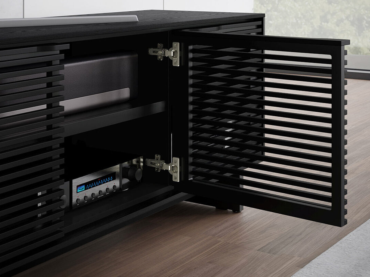 BDI Align 7479 Base Media Console - Modern TV Stand with Adjustable Shelves for Home Theater & Living Room Entertainment Centers