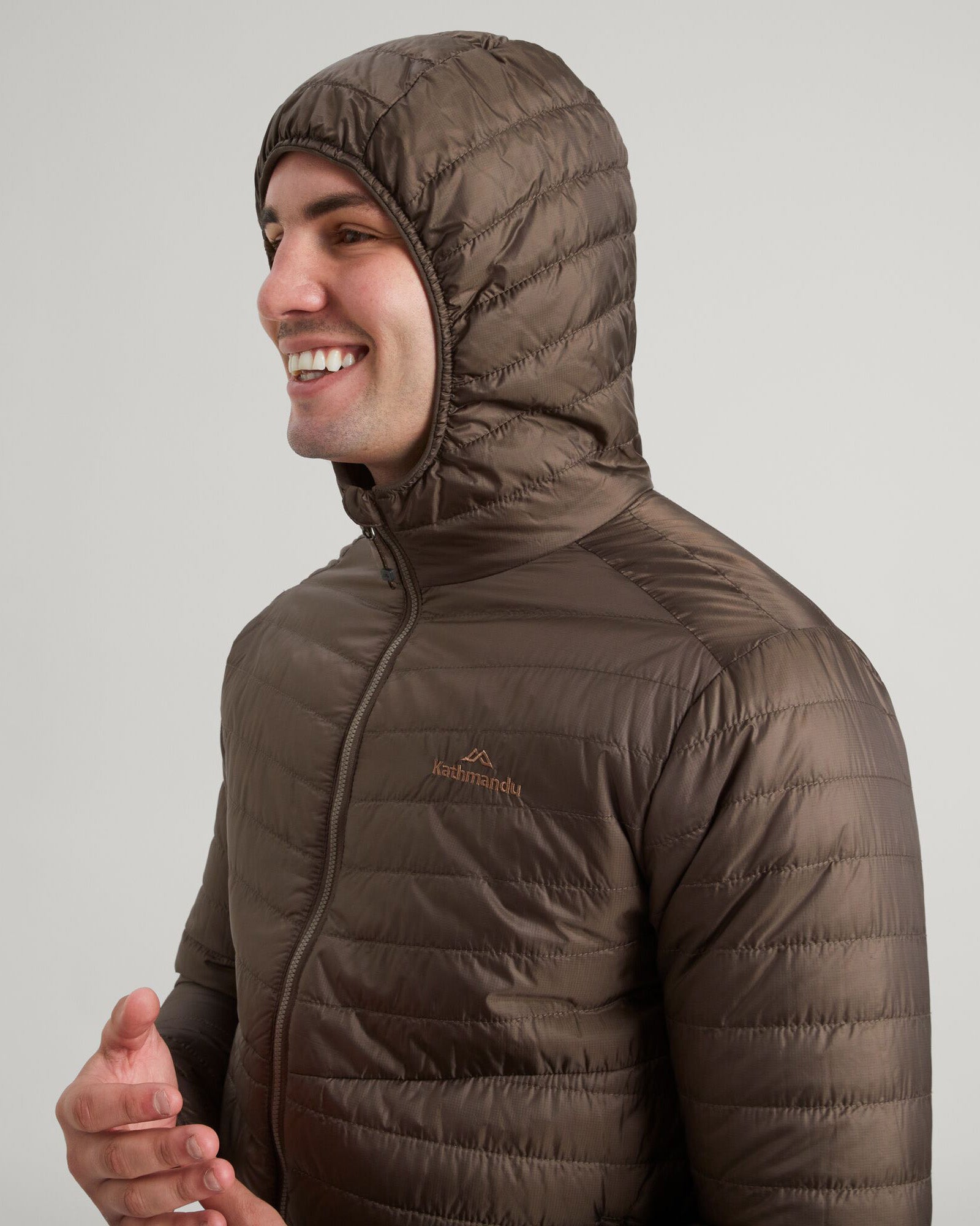Heli R Men's novaLOFT Hooded Jacket - Lightweight Waterproof Windbreaker for Hiking, Camping & Outdoor Adventures