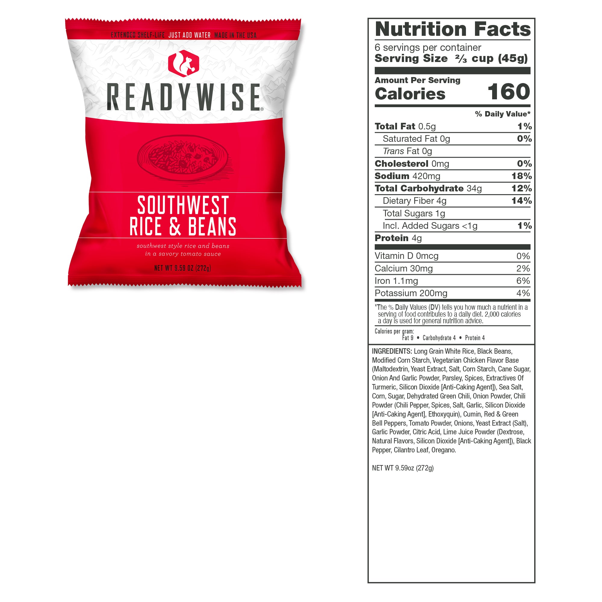 ReadyWise 60 Serving Emergency Food Bucket - Long Shelf Life Freeze-Dried Meals for Camping, Hiking & Disaster Preparedness