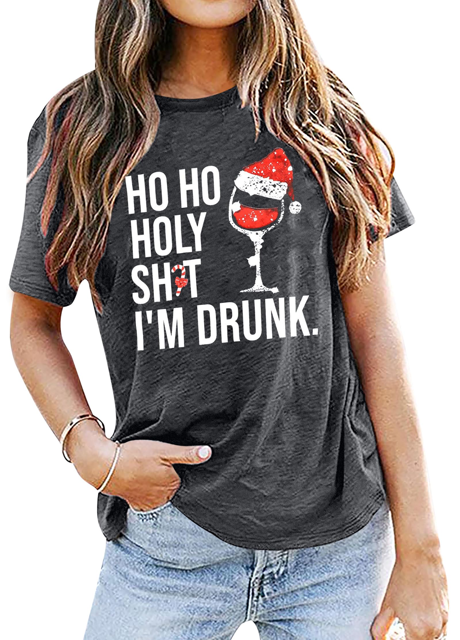 Festive Christmas Shirts for Women - Holiday Teacher Apparel & Xmas Tops - Cozy Christmas Tee for Holiday Parties, School Events & Family Gatherings