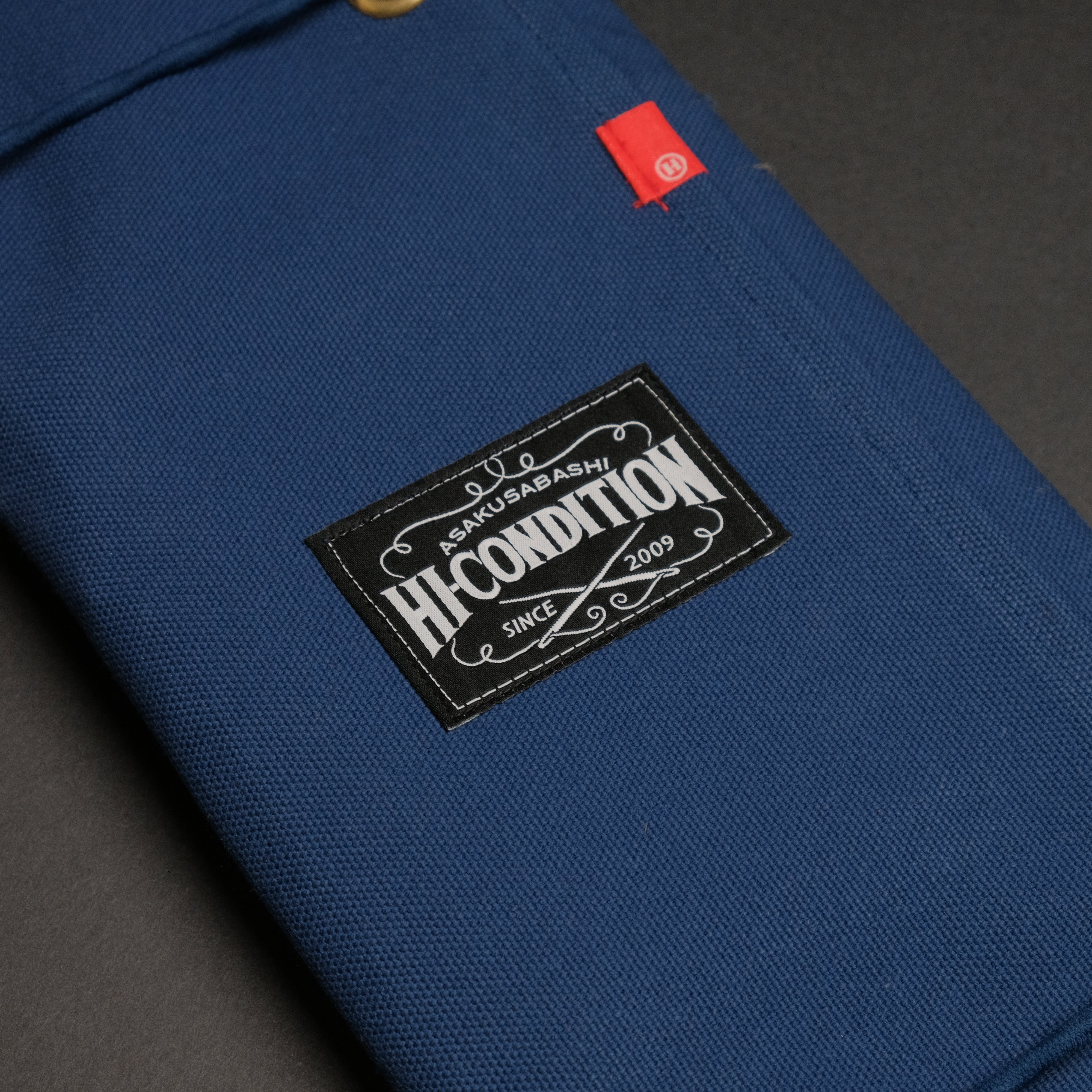 Premium Hanpu Canvas 9-Pocket Knife Roll for Chefs - Durable Multi-Pocket Tool Organizer (Black/Blue/Red) - Perfect for Professional Kitchens, Culinary Schools & Home Cooking