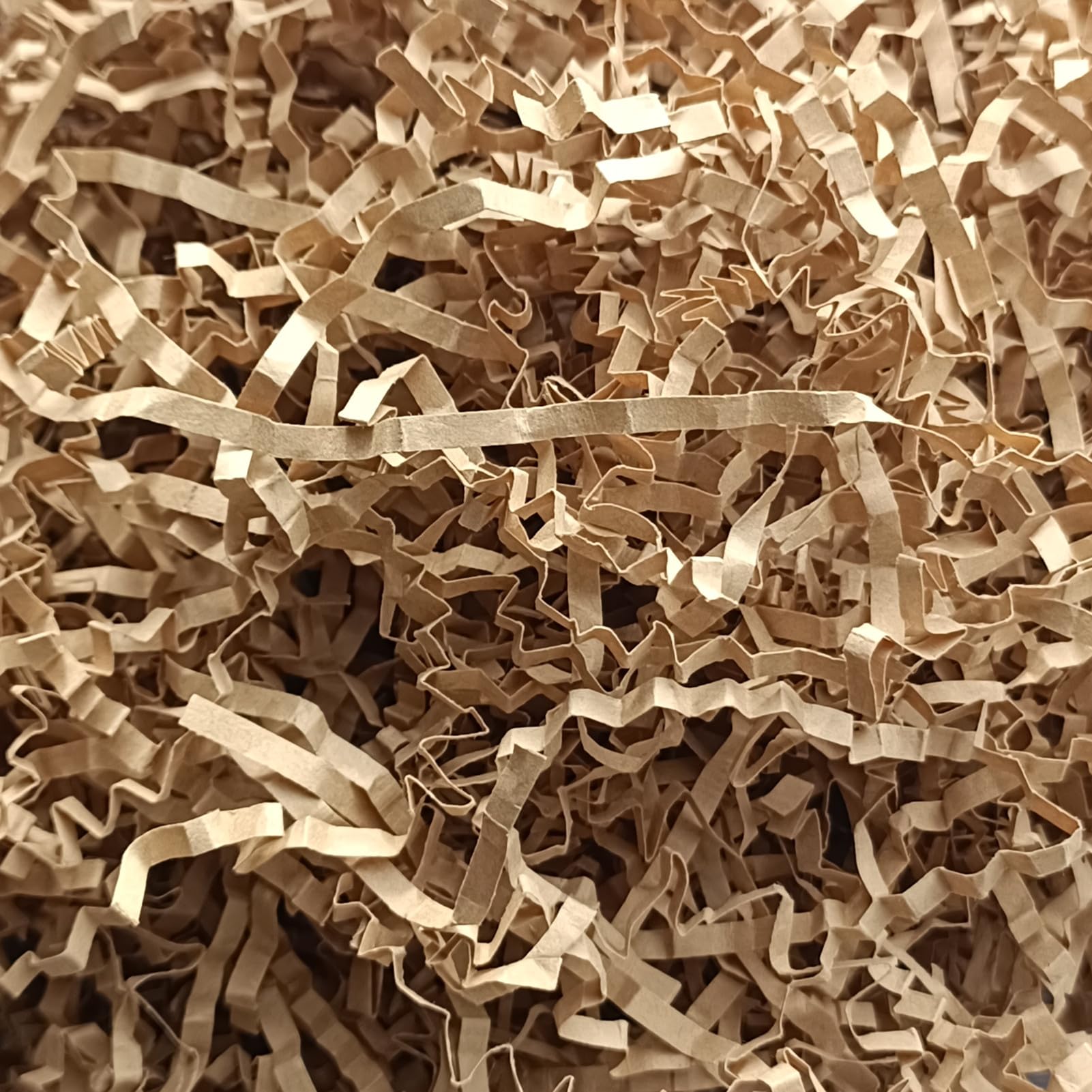 JHESAO 1LB Brown Crinkle Cut Paper Shreds - Gift Box & Basket Filler, Packaging Confetti for Parties, Weddings & DIY Crafts | Eco-Friendly Decorative Filler for Present Wrapping & Home Decor
