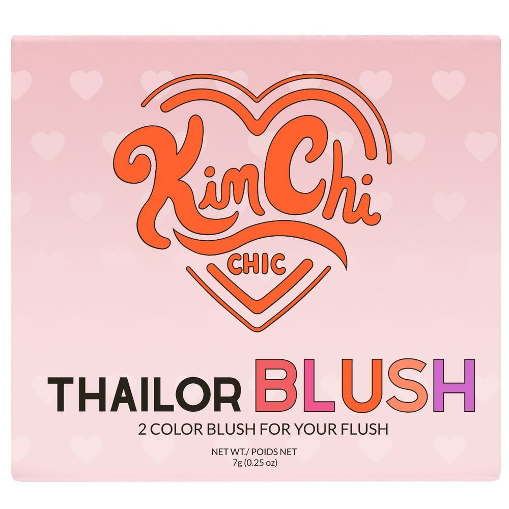 KimChi Chic Beauty Thailor Collection Blush Duo - Buildable & Blendable Powder Blush for Cheeks - Perfect for Day & Night Makeup Looks