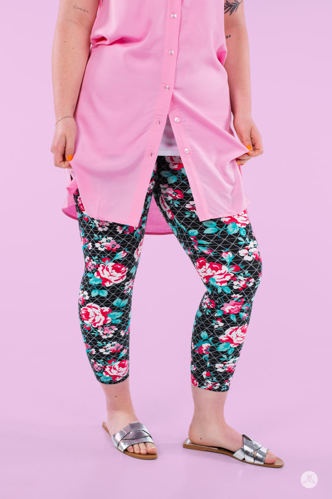 Gracie Rose Refreshed Crops - Women's Comfortable Yoga Pants for Workout, Running & Lounge Wear - Perfect for Gym, Home & Travel