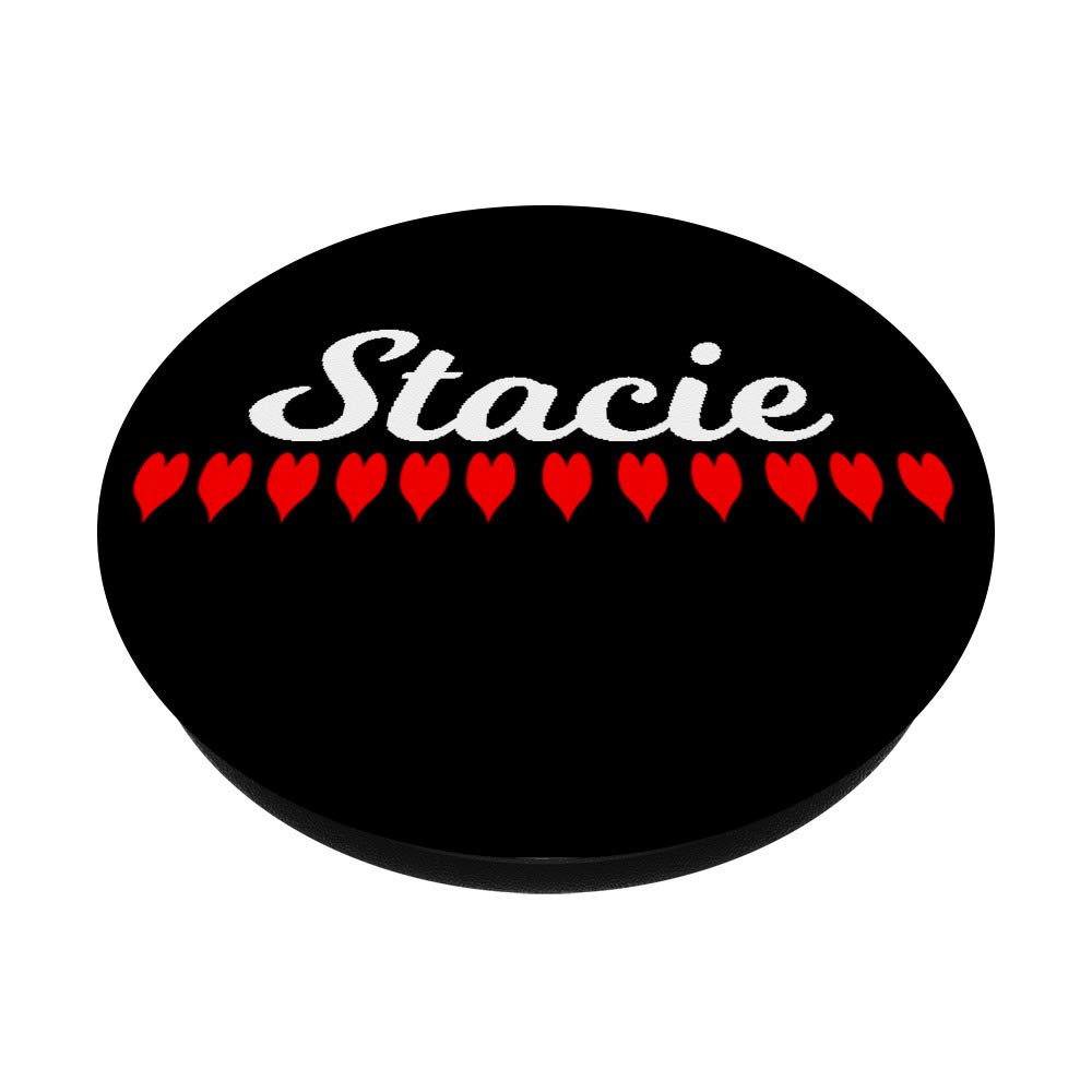 Stacie Name Custom PopSockets Phone Grip & Stand - Expandable Phone Holder for iPhone, Samsung, Tablets - Perfect for Selfies, Video Calls & Hands-Free Viewing