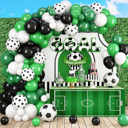 Black Green Football