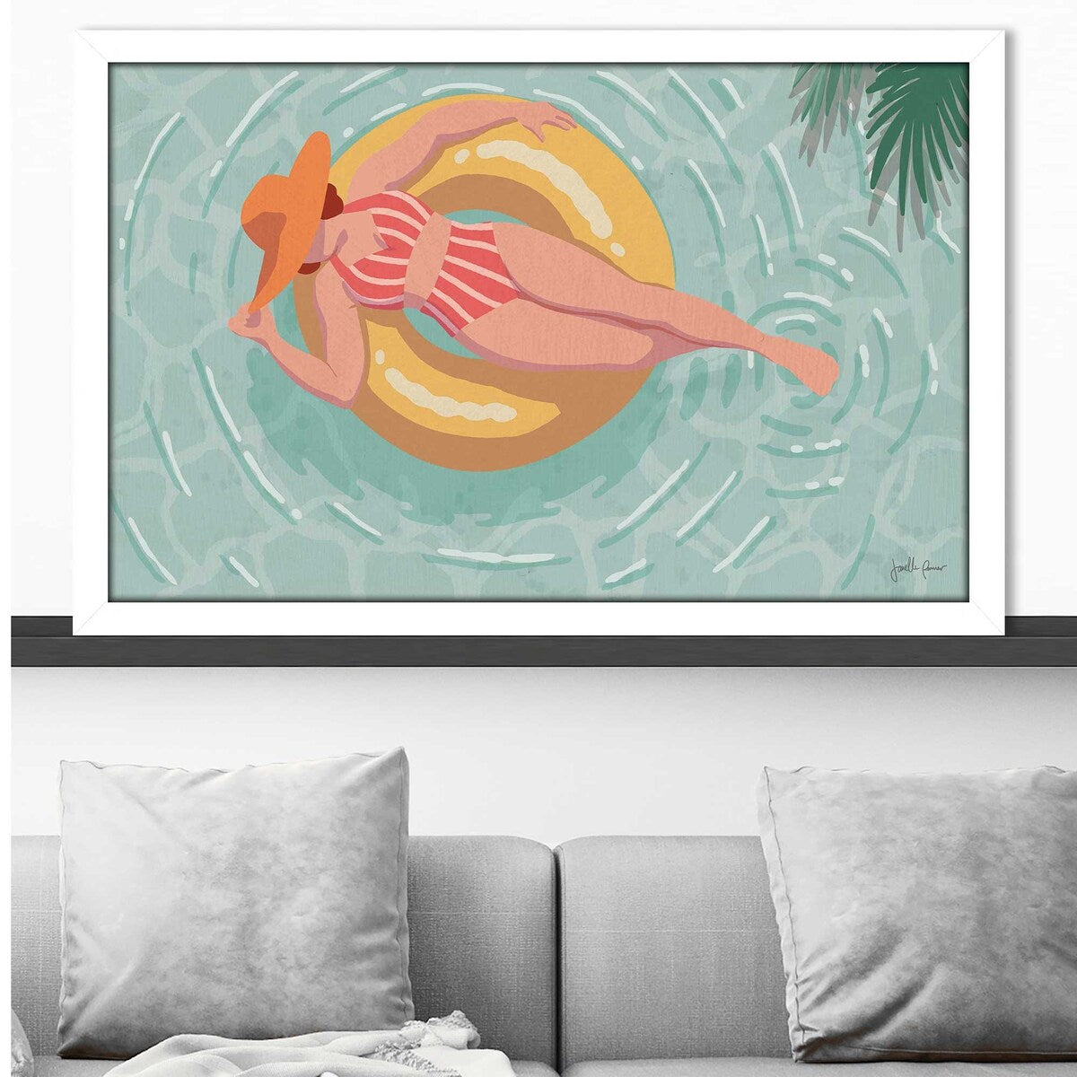 Beach Babes II Horizontal Acrylic Wall Art Print - Perfect for Coastal Home Decor, Beach House Living Room & Bedroom Wall Decor