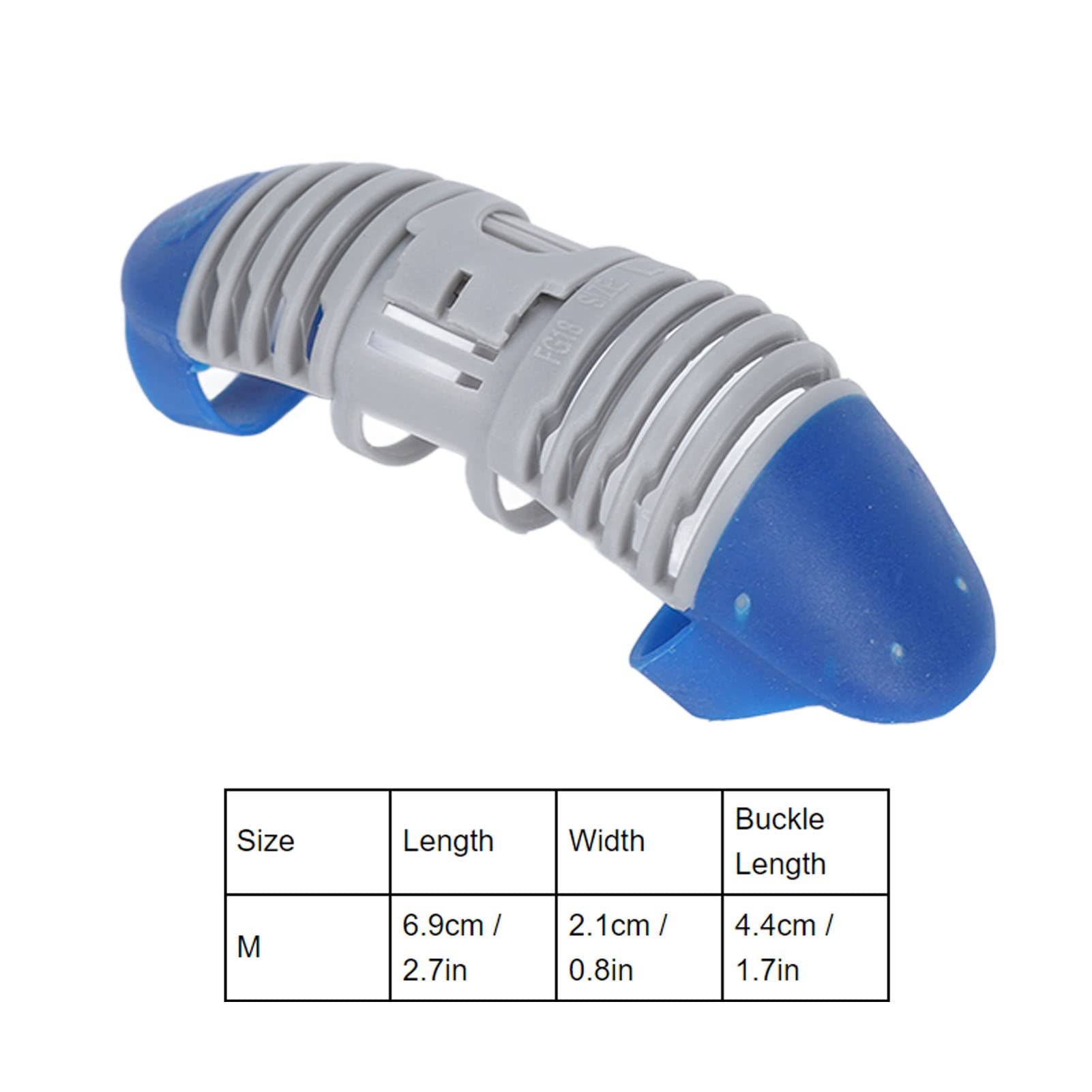 Finger Splint for Basketball & Volleyball - Hollow Support Brace (L) - Protect Injured Fingers During Sports