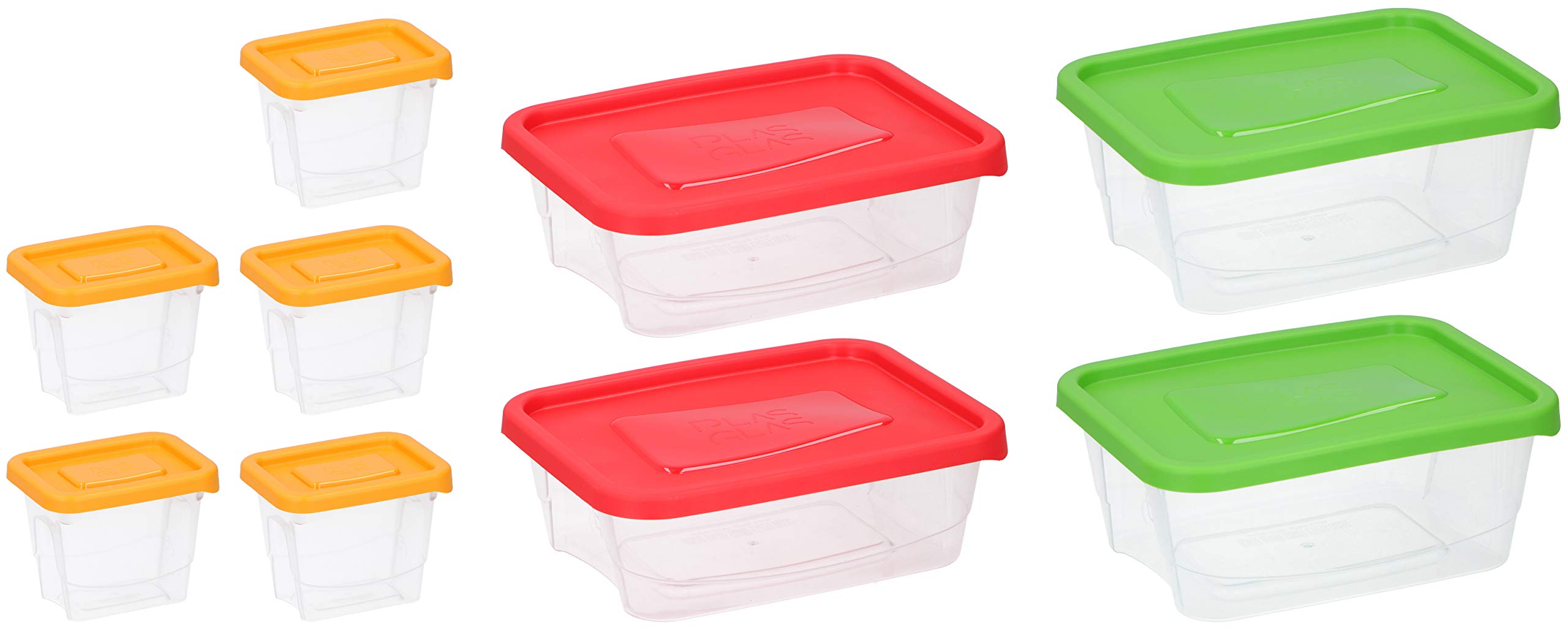 ALPINA Airtight Food Storage Containers - BPA-Free Plastic Meal Prep Containers with Lids for Kitchen, Lunch Box & Leftovers | Perfect for Meal Prep, Pantry Organization & On-the-Go Snacks
