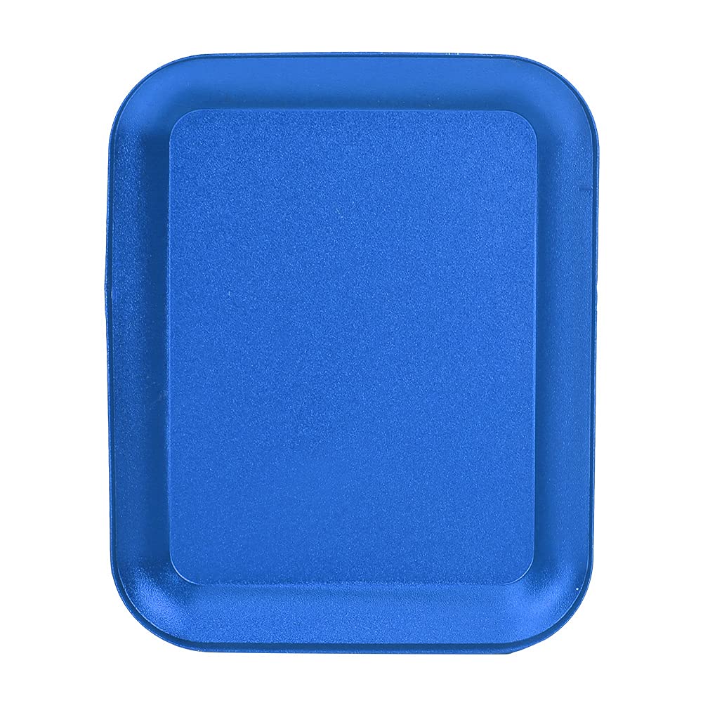 Magnetic Small Parts Tray - Silicone Tool Organizer for Screws, Nuts & Bolts Storage | Durable Magnetic Plate for Workshop, Garage & DIY Projects (Blue)