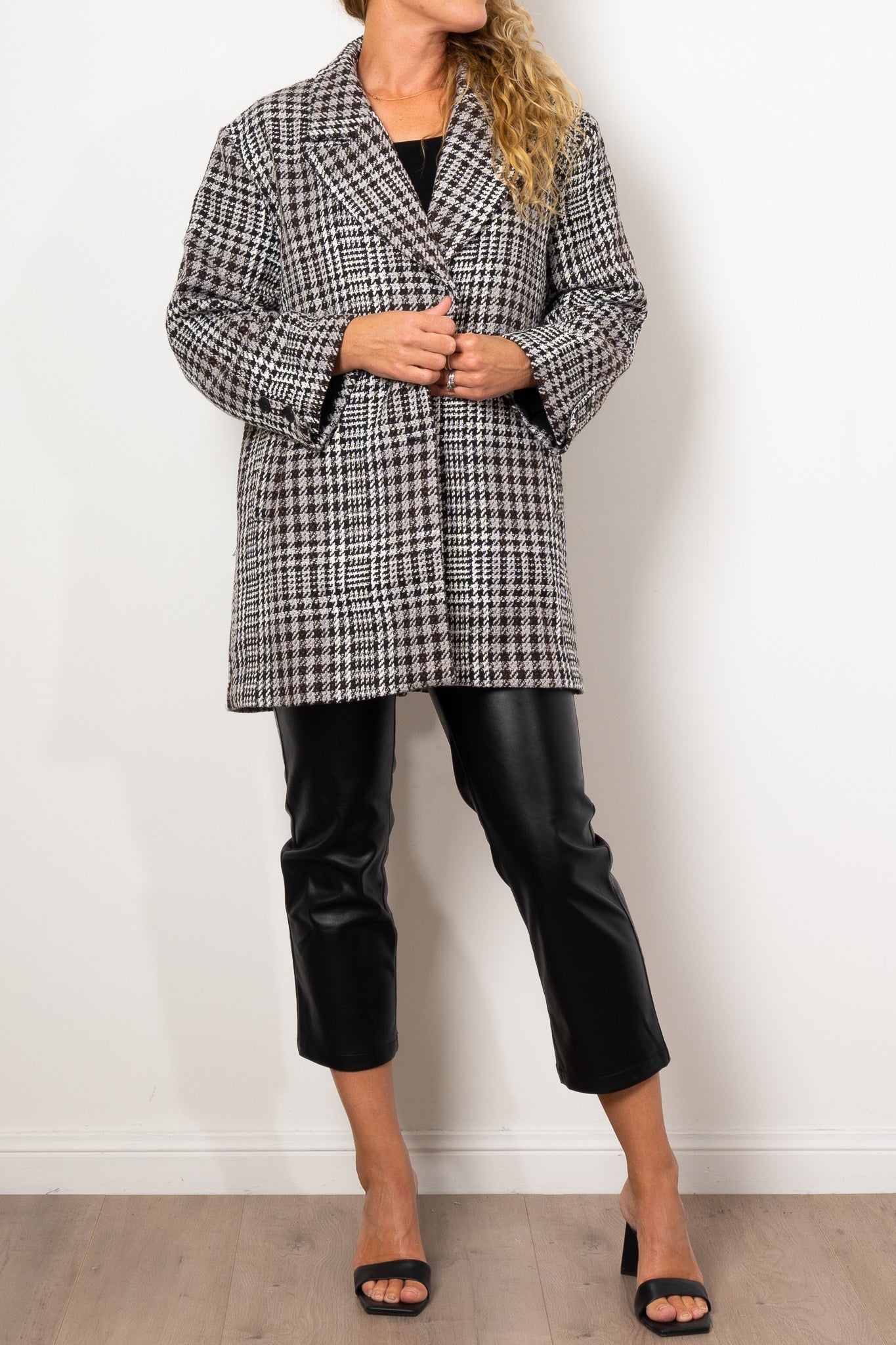 Zoe Kratzmann Alight Boucle Coat - Women's Elegant Knitted Wool Blend Jacket for Fall & Winter | Perfect for Office, Date Night & Special Occasions