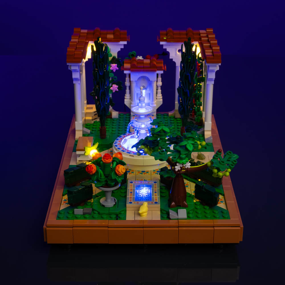 LEGO® Fountain Garden #10359 Light Kit - DIY LED Lighting Set for LEGO Building Blocks | Perfect for Home Decoration, Gift Giving & Nighttime Display