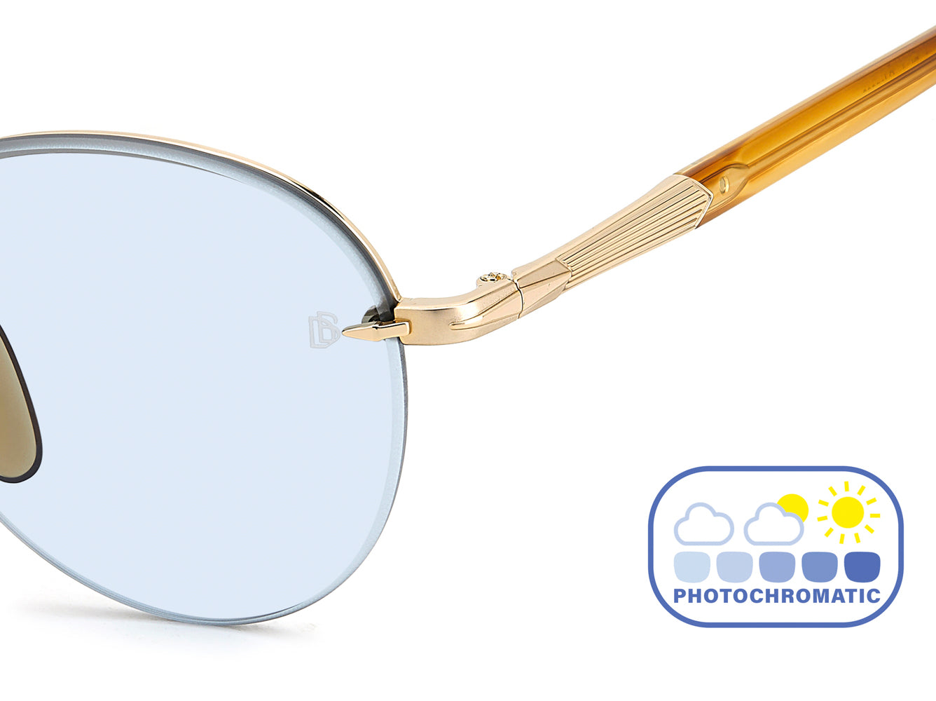 David Beckham DB1173/S Sunglasses - Polarized Aviator Style for Men & Women - Perfect for Driving, Travel & Outdoor Activities