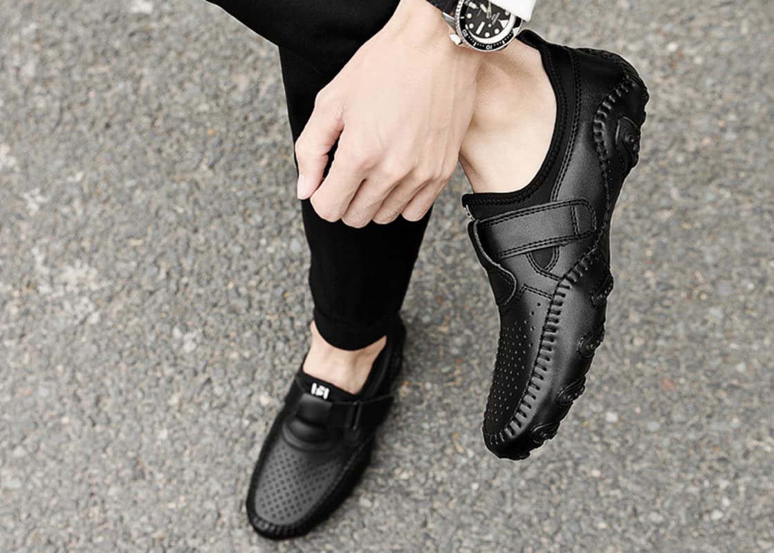 Breathable Casual Slip-On Loafers for Men - Soft Sole Comfortable Walking Shoes | Perfect for Work, Travel & Everyday Wear
