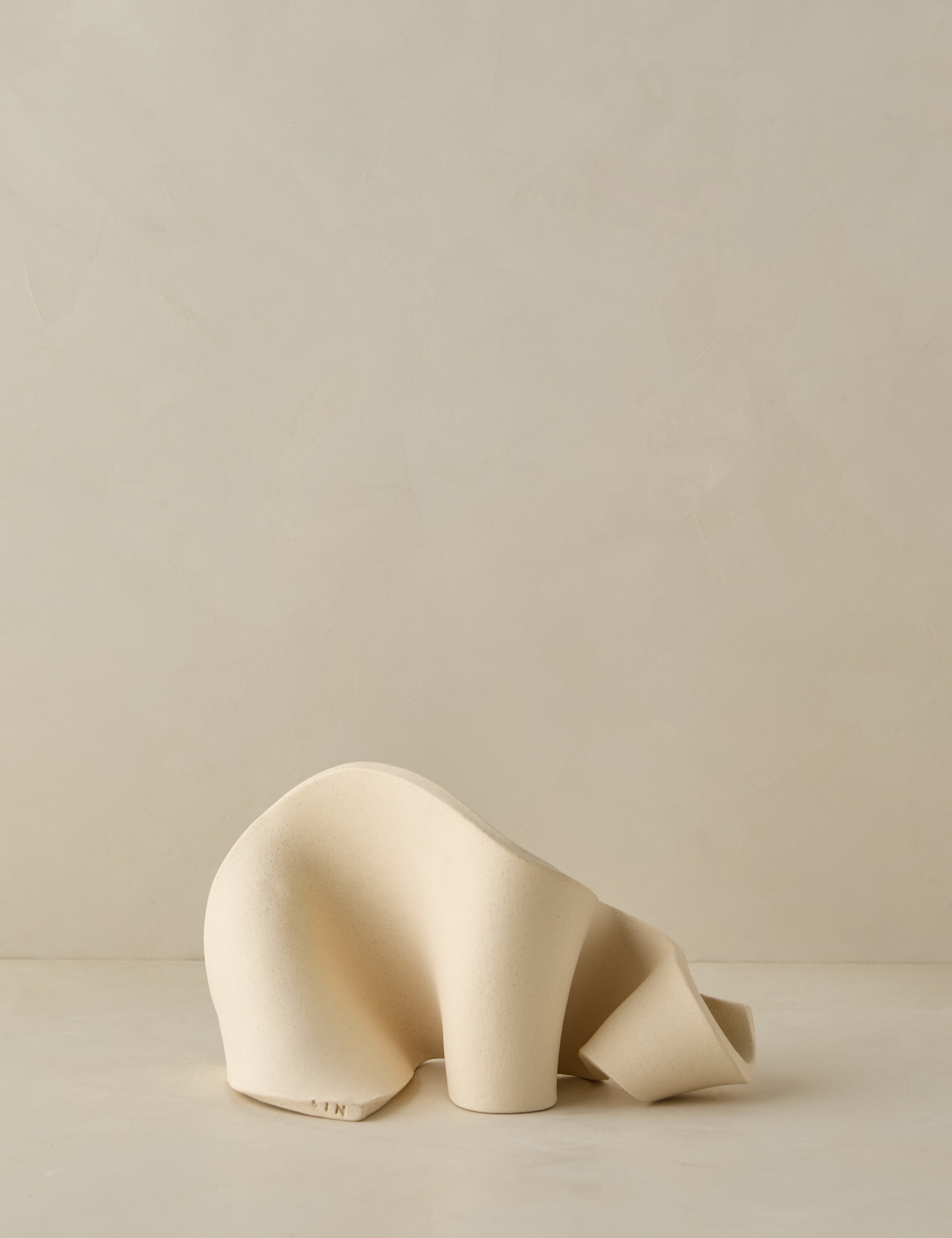 Furl Art Object by SIN - Handcrafted Modern Sculpture for Home & Office Decor | Perfect for Living Room, Bedroom, or Workspace