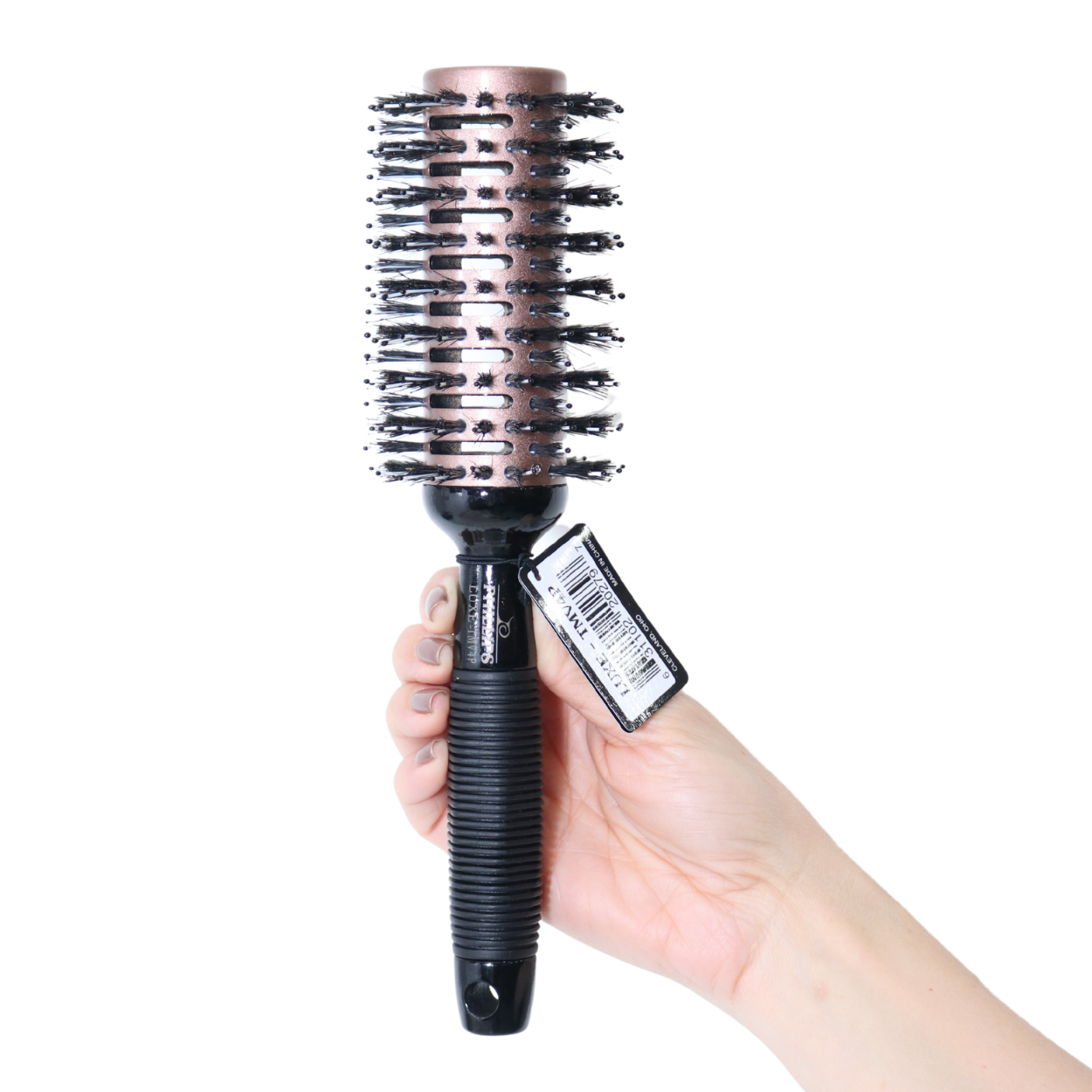 Phillips Tourmaline Monster Vent Round Brush - 3 Poly Tips for Fast Drying Hair Styling | Professional Ionic Hair Dryer Brush for Smoothing & Volumizing | Perfect for Home & Salon Use