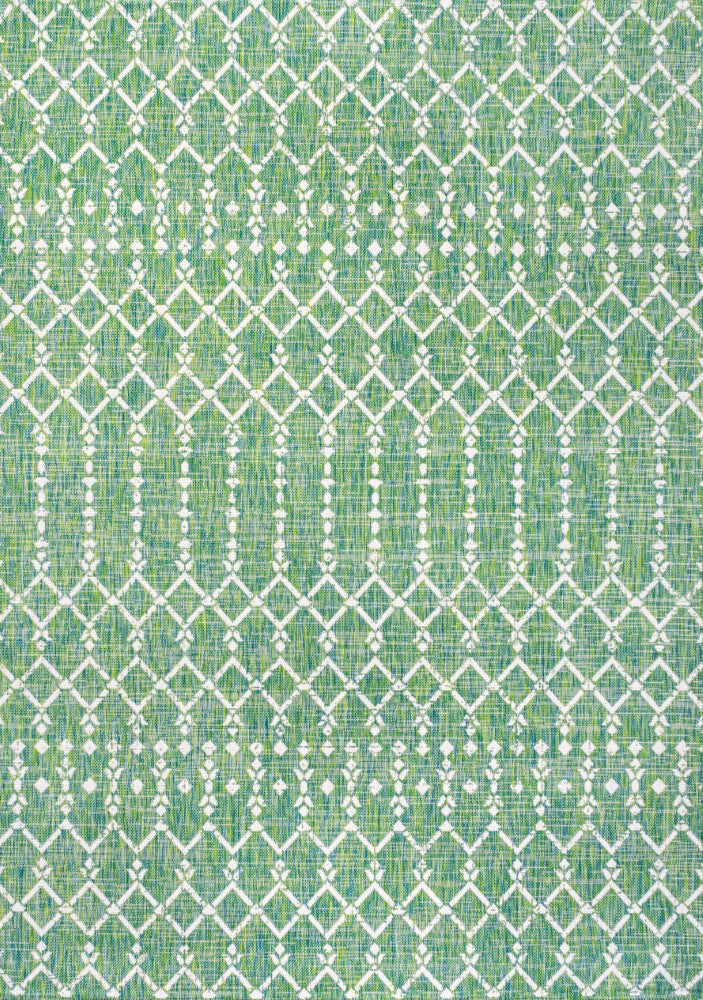 Ourika Moroccan Geometric Textured Weave Rug - Indoor/Outdoor Area Rug for Living Room, Bedroom, Patio & Deck - Boho Chic Home Decor