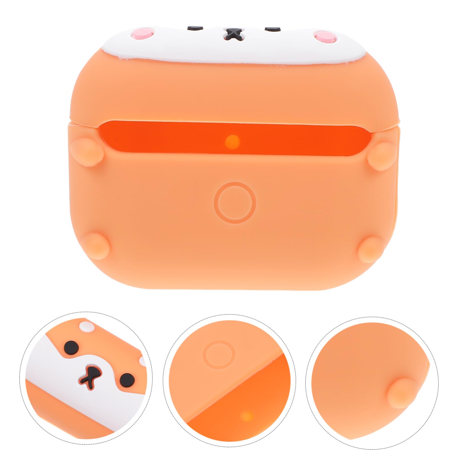 Veemoon Silicone Earbuds Case - Protective Headphone Storage Box Cover for Wireless Earphones | Perfect for Travel, Gym & Daily Use