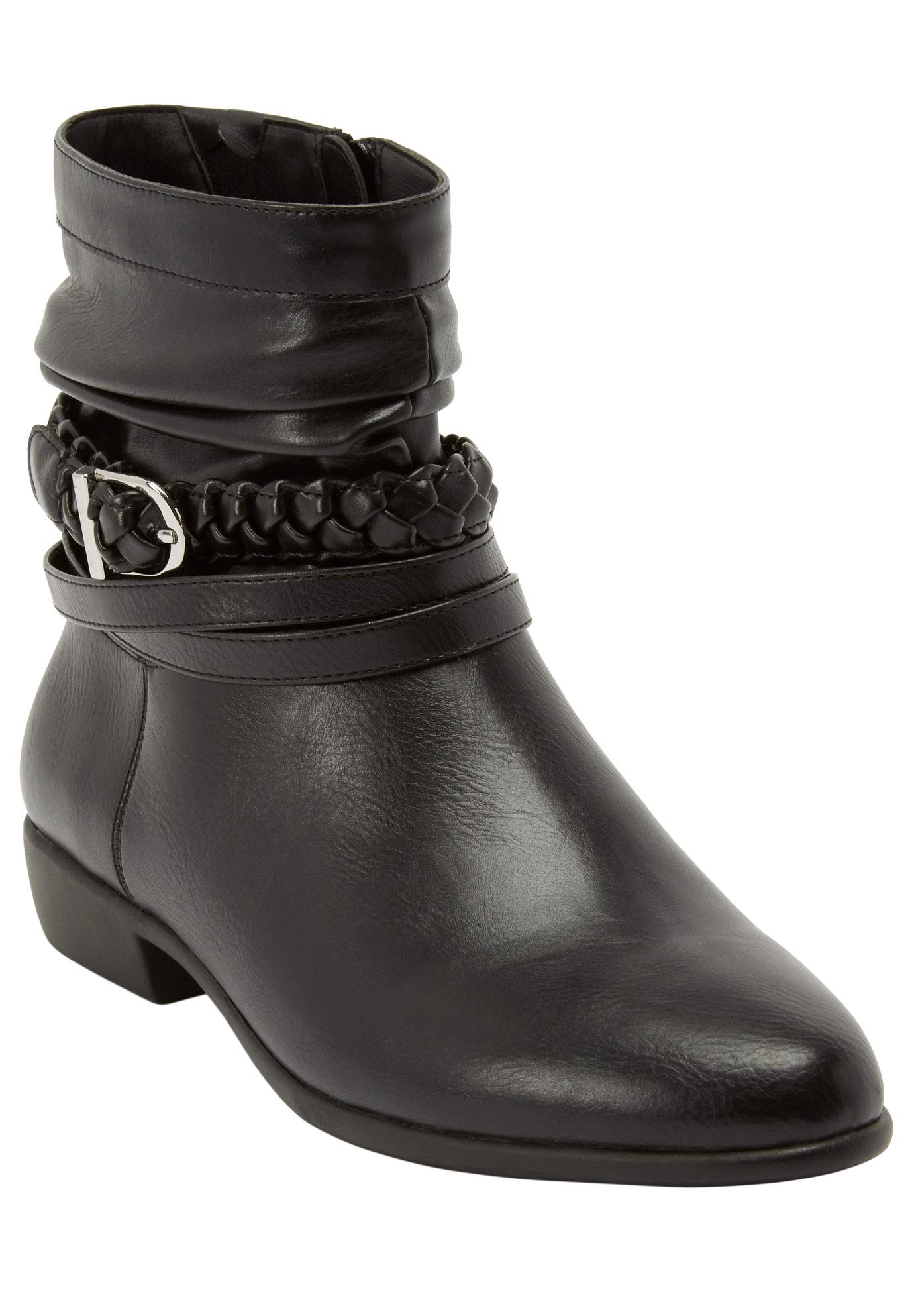 Comfortview Women's Wide Width The Mickey Bootie - Slip Resistant Winter Boots for Cold Weather, Snow & Outdoor Activities