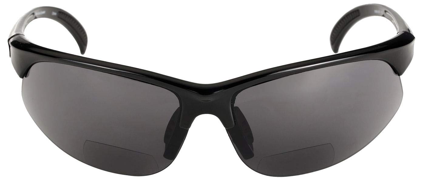 2 Pairs Lightweight Polarized Bifocal Sports Wrap Sunglasses for Men & Women - UV Protection for Running, Fishing, Golf & Outdoor Activities