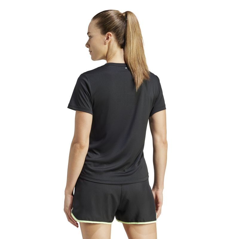 Adidas Women's Run It Tee - Lightweight Running Shirt for Women, Breathable Workout Top with Moisture-Wicking Technology - Perfect for Jogging, Gym & Active Lifestyle