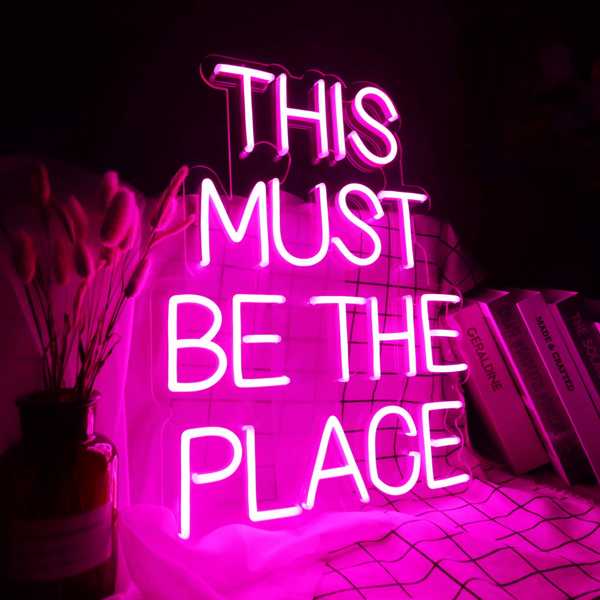 Custom LED Neon Wall Sign with Dimmer & Remote - Perfect for Bedroom, Bar, Party & Home Decor | Durable Neon Light for Wedding, Cafe, Shop & Office Lighting