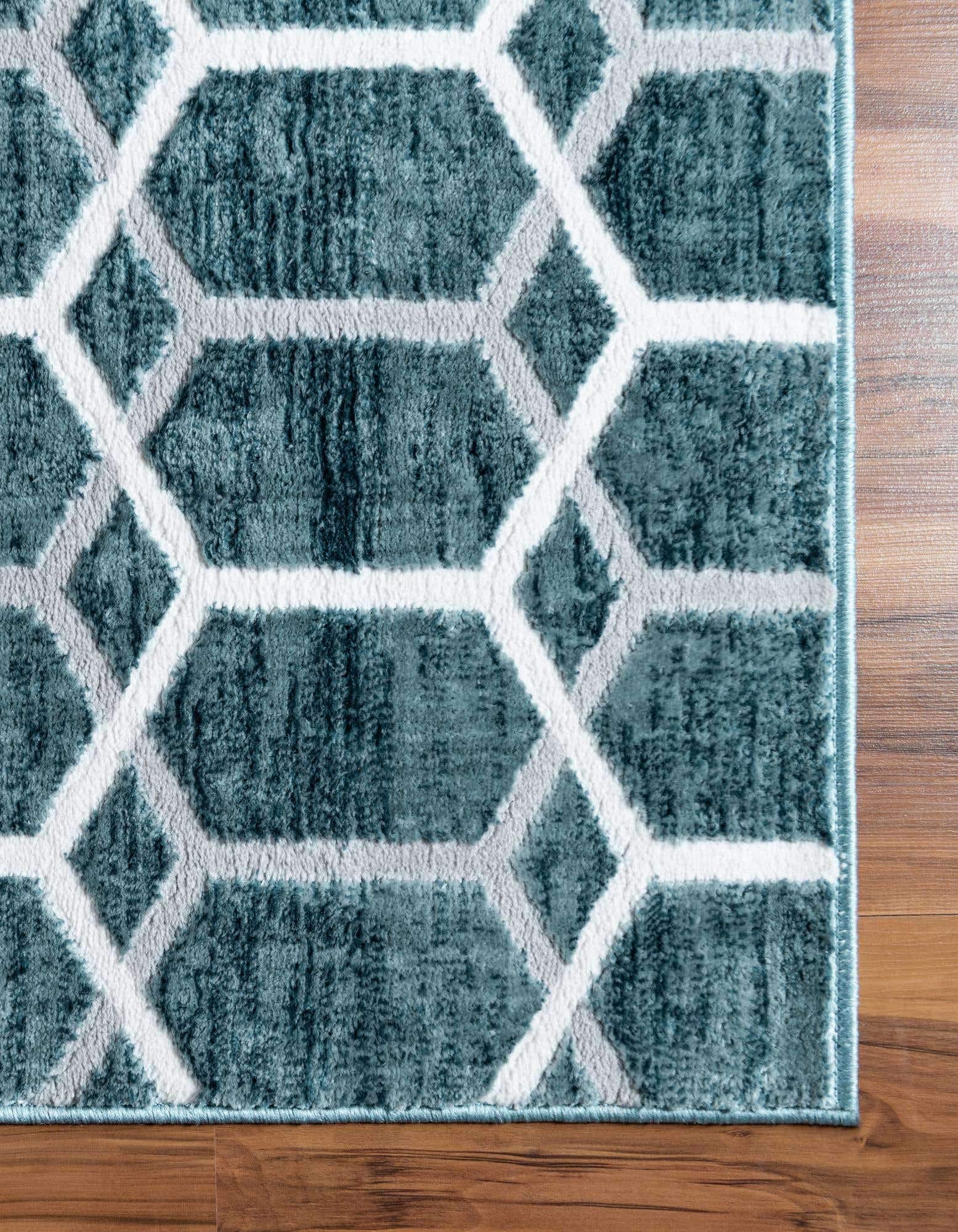 Unique Loom Matrix Trellis Collection Area Rug - 6'1