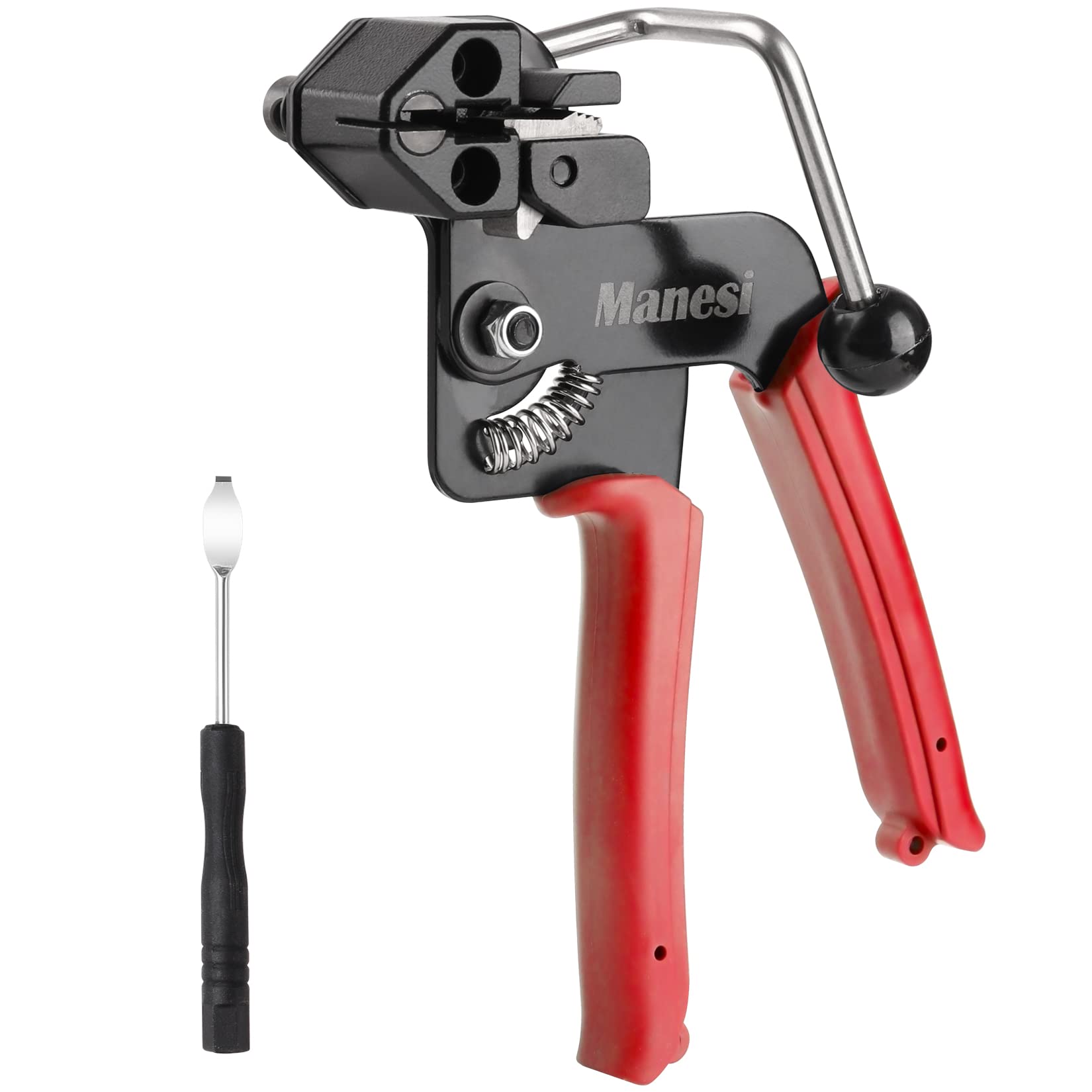Stainless Steel Zip Tie Cutter Tool - Heavy Duty Metal Zip Ties Cutter for Self-Locking Stainless Steel Tie Wraps with Free Release Tool | Perfect for Electrical Wiring, HVAC, Automotive & Industrial Applications