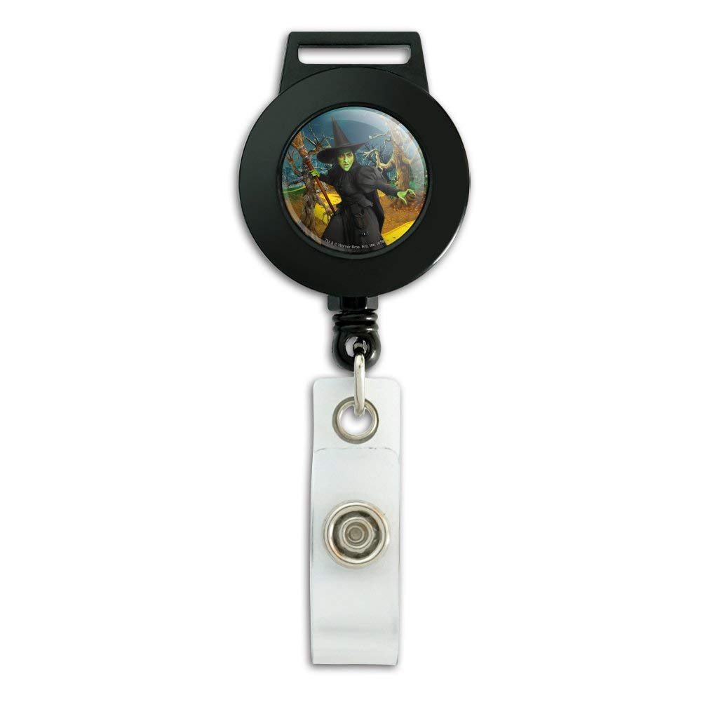 Wizard of Oz Wicked Witch Retractable Lanyard with ID Badge Holder - Perfect for Cosplay, Conventions & Work Security