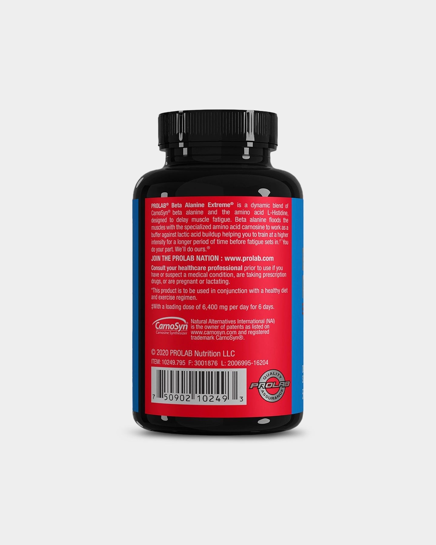 Prolab Nutrition Beta Alanine Powder - Premium Workout Supplement for Muscle Endurance & Strength - Pre-Workout & Athletic Performance Booster