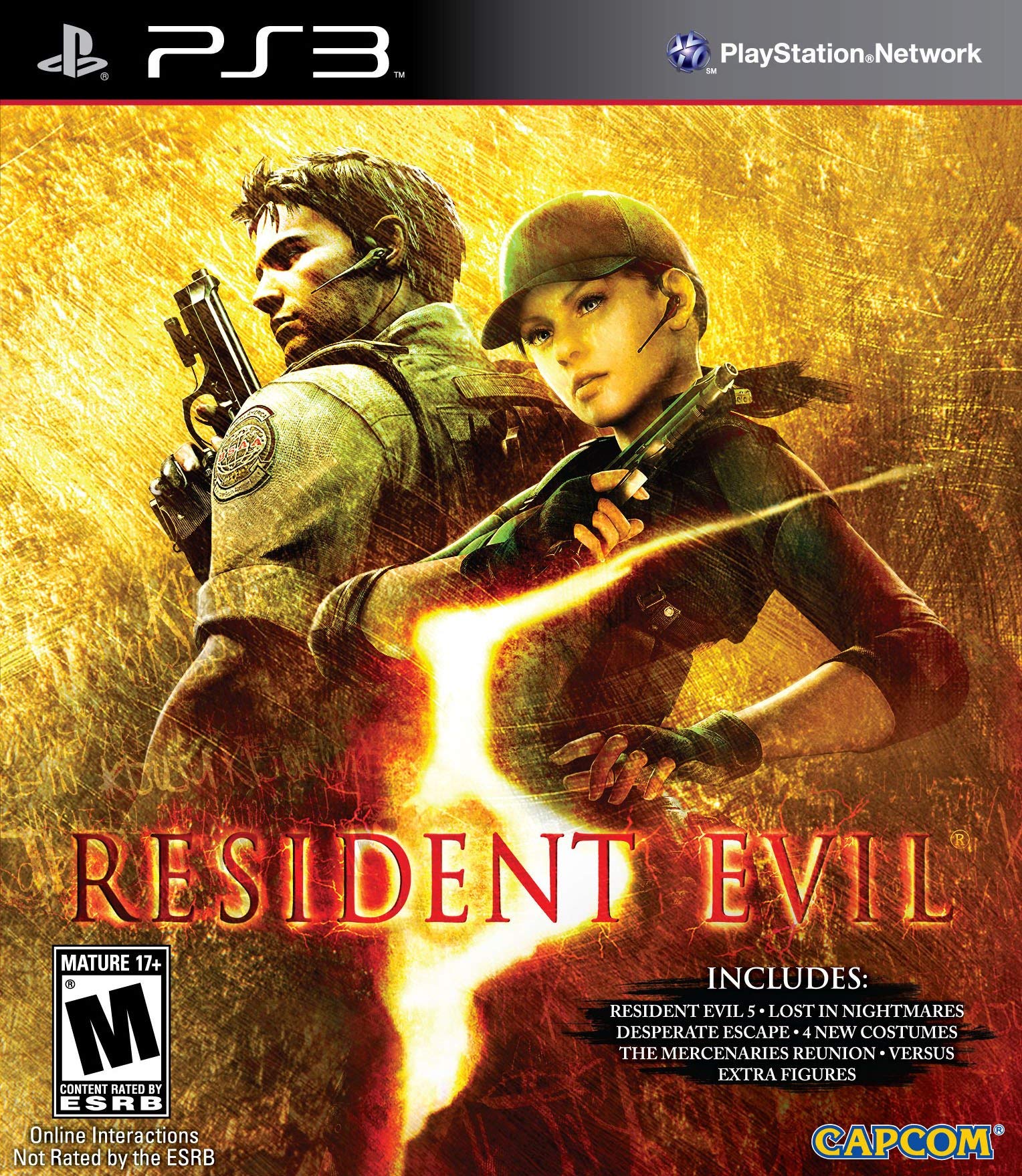 Resident Evil 5: Gold Edition - PS3 Game (Renewed) | Survival Horror Action Adventure for Playstation 3 | Perfect for Horror Fans & Co-op Gaming Nights
