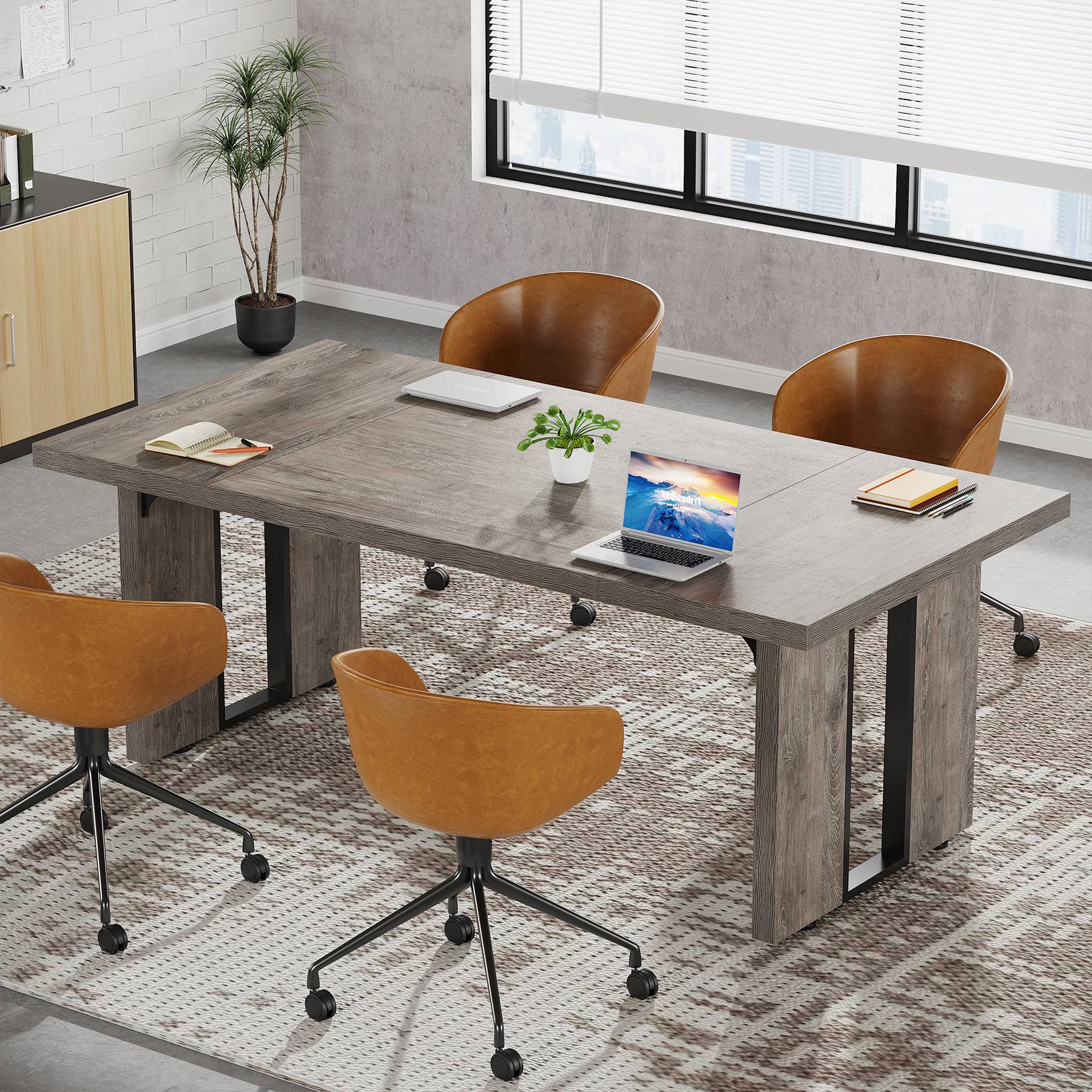 Modern Executive Desk 70.9