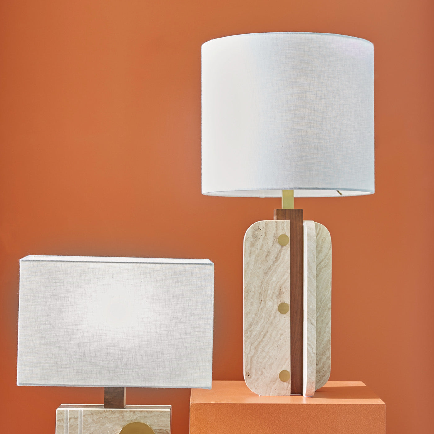 Stylish Topanga Column Table Lamp - Modern Home & Office Decor Lighting for Bedroom, Living Room, and Workspace