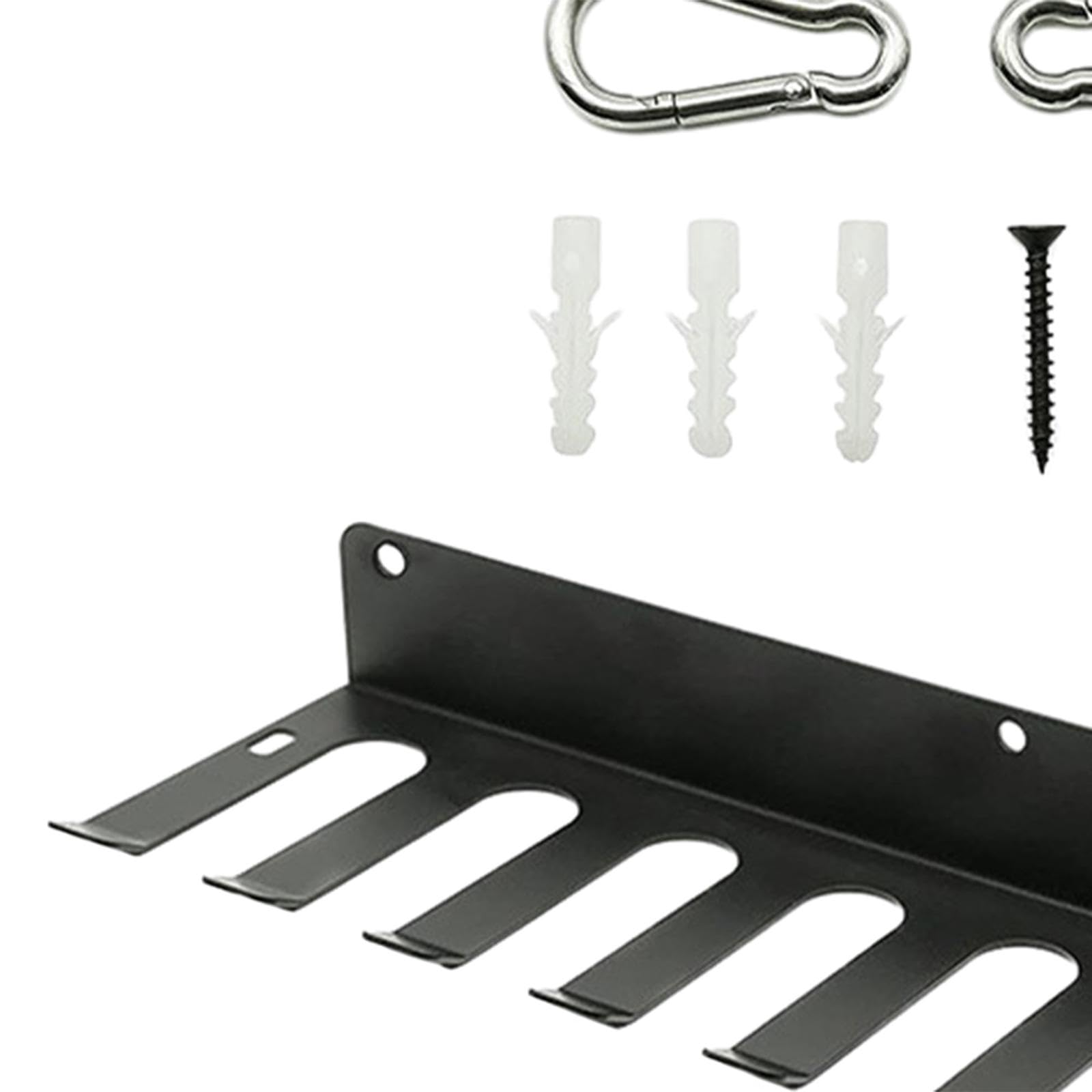 Best Baseball Bat Rack with 2 Snap Hooks - Holds 16 Bats - Durable Equipment Organizer for Softball Bats - Perfect for Field, Bedroom, Dugout & Fence Storage